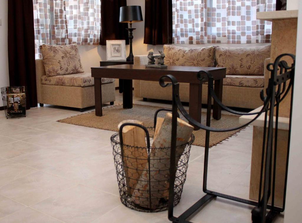 One-Bedroom Apartment Fireplace
