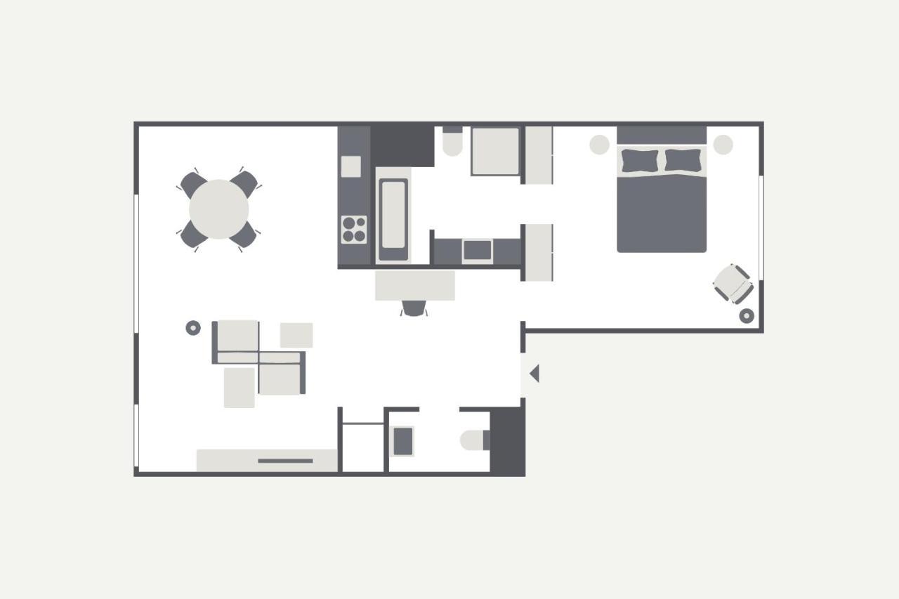 Executive Residential One-Bedroom Suite Kitchen