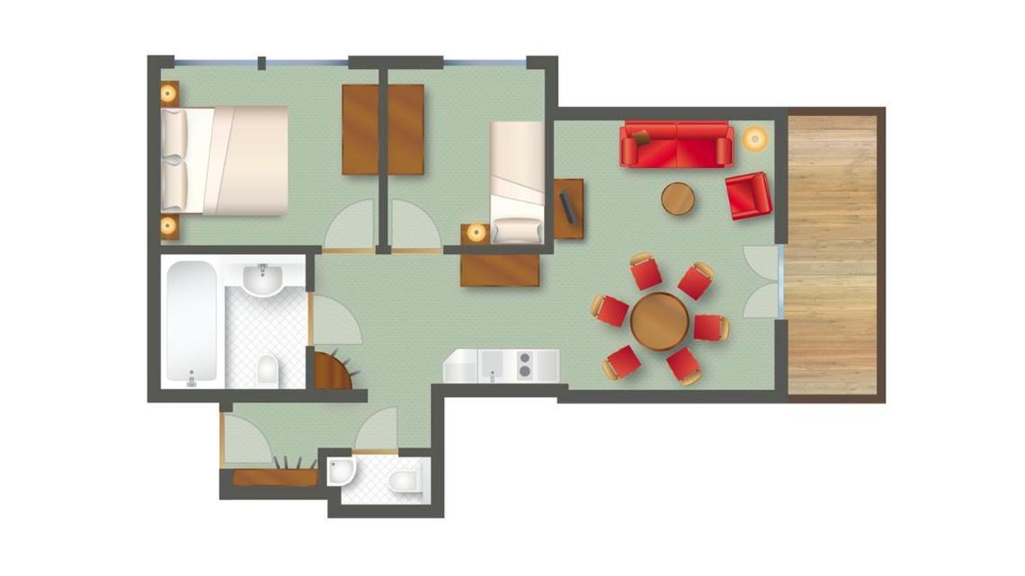 Apartamento (3 adultos)