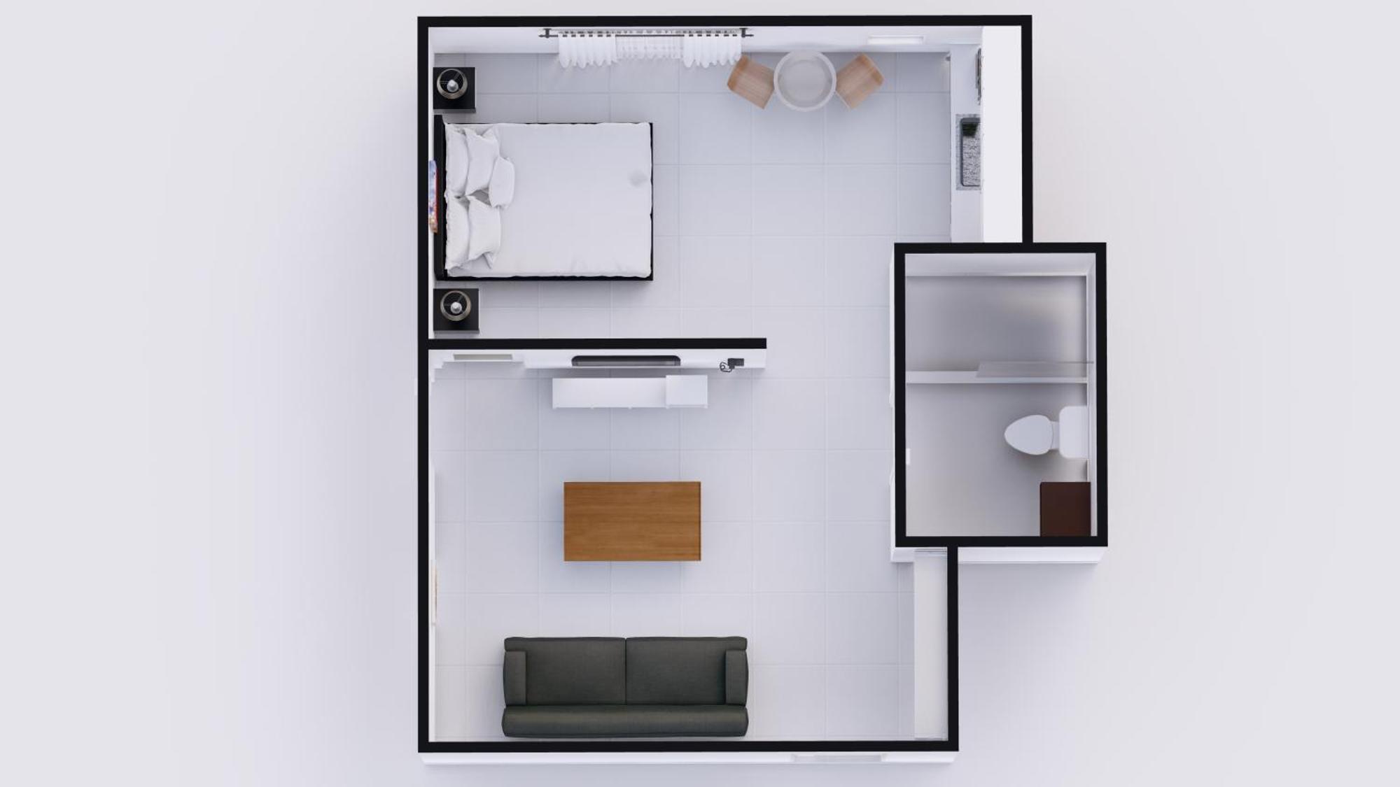Suite Superior de 1 dormitorio con cocina