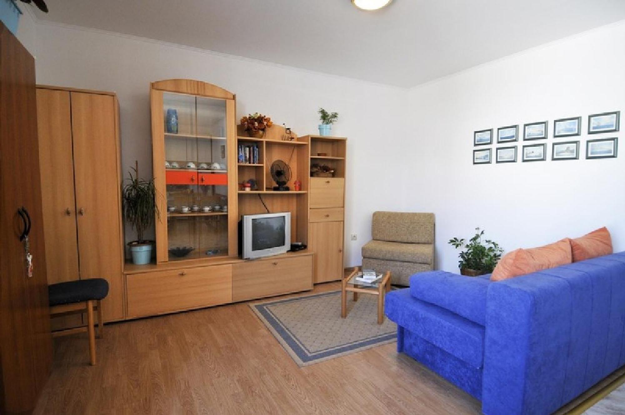 Apartment mit 1 Schlafzimmer sowie Terrasse und Gartenblick
