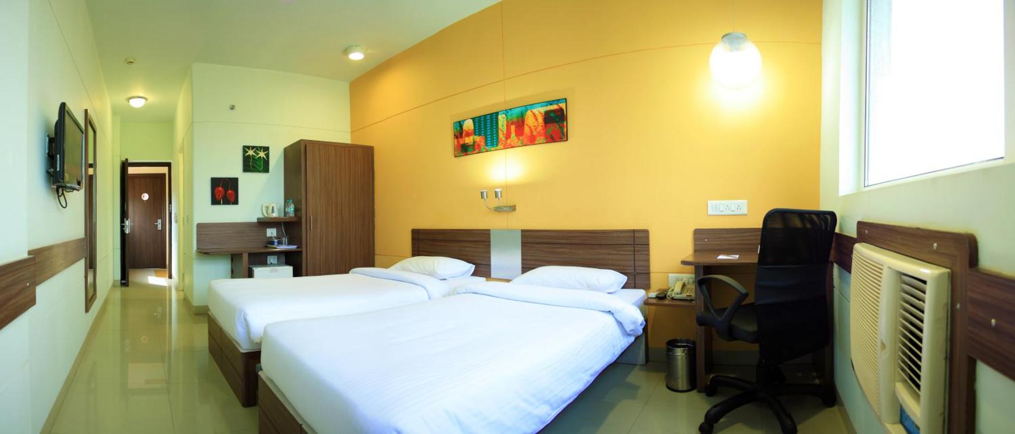 Habitación con cama grande