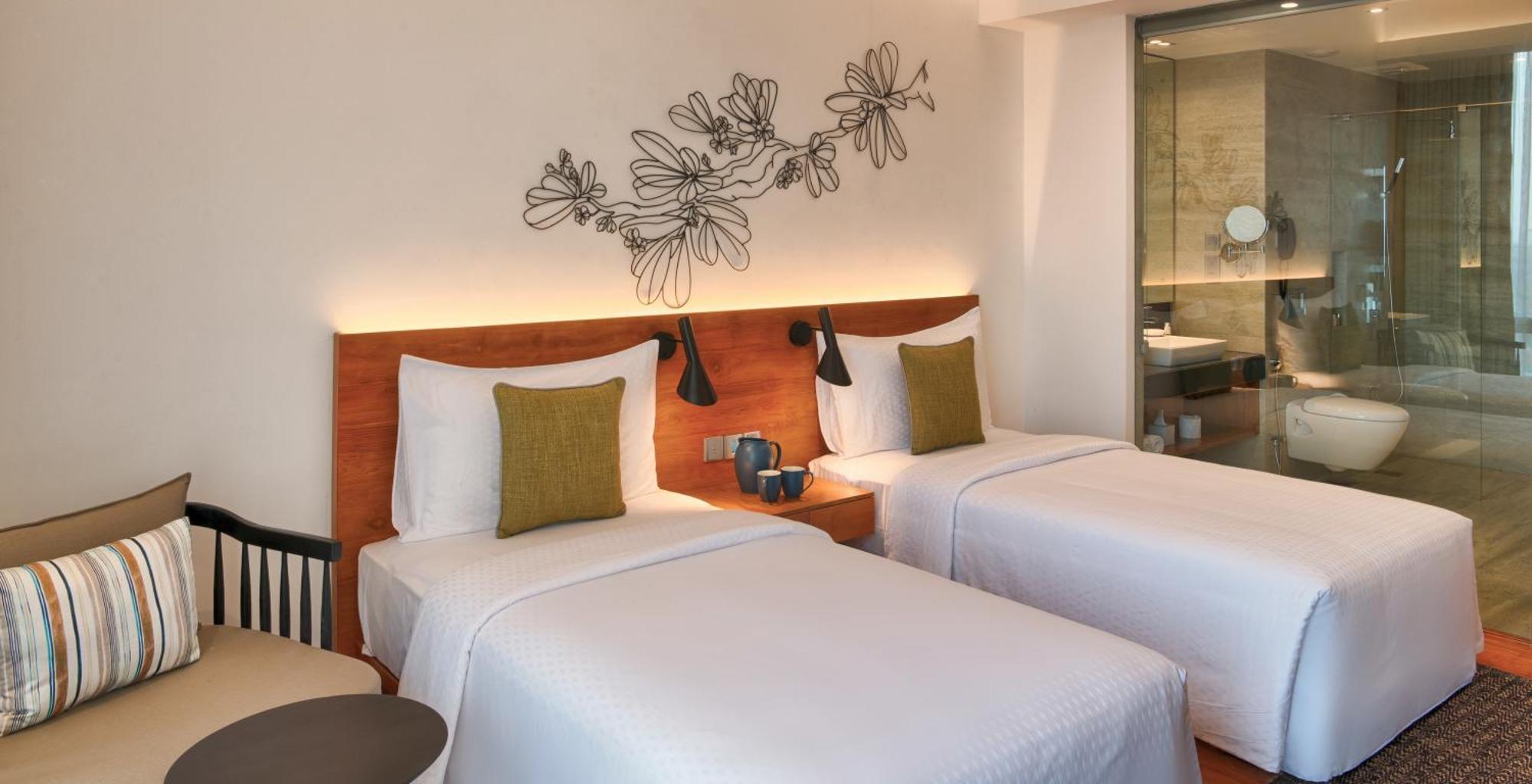Deluxe Twin Room at Ward7 57 Virticle restaurants