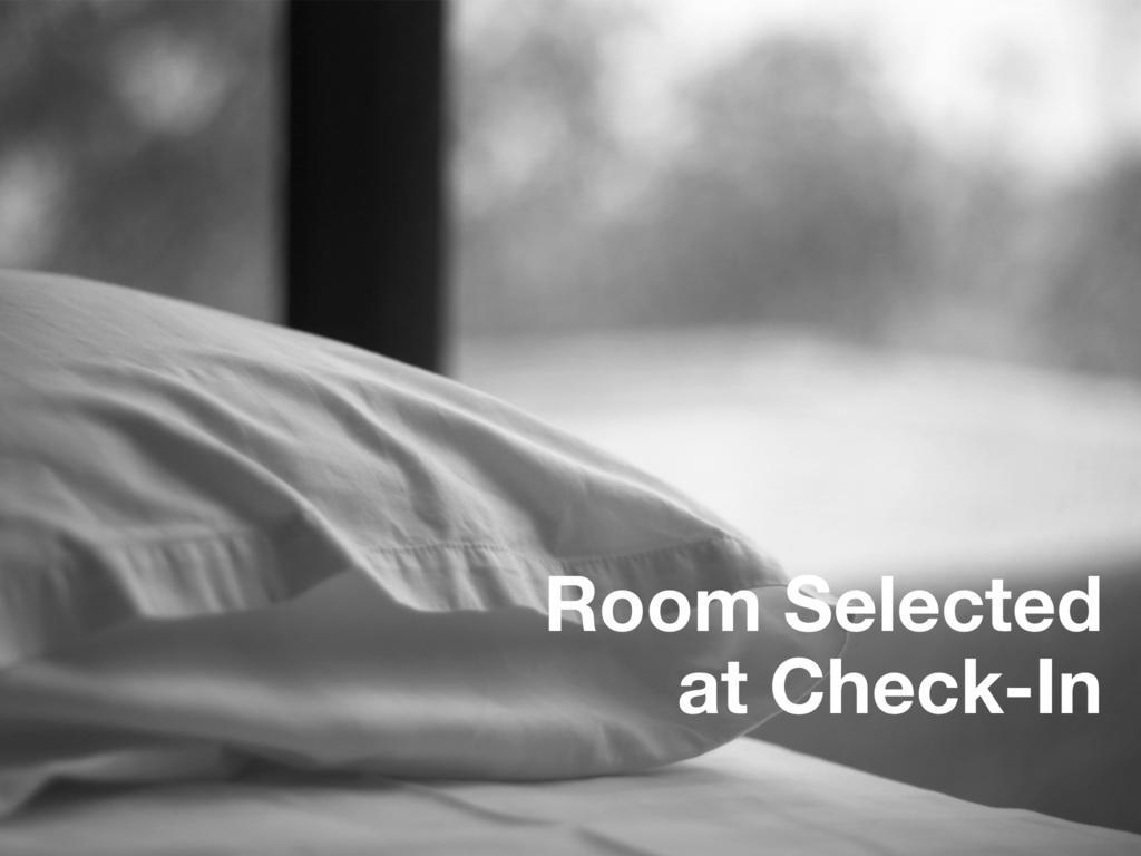 Quarto Selecionado no Check-in