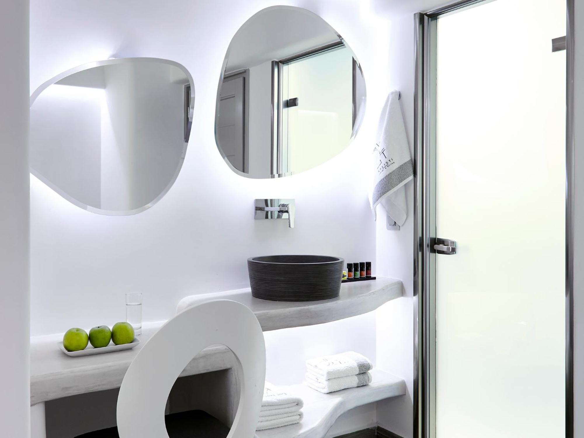 Elegant White Deluxe Room Private Balcony