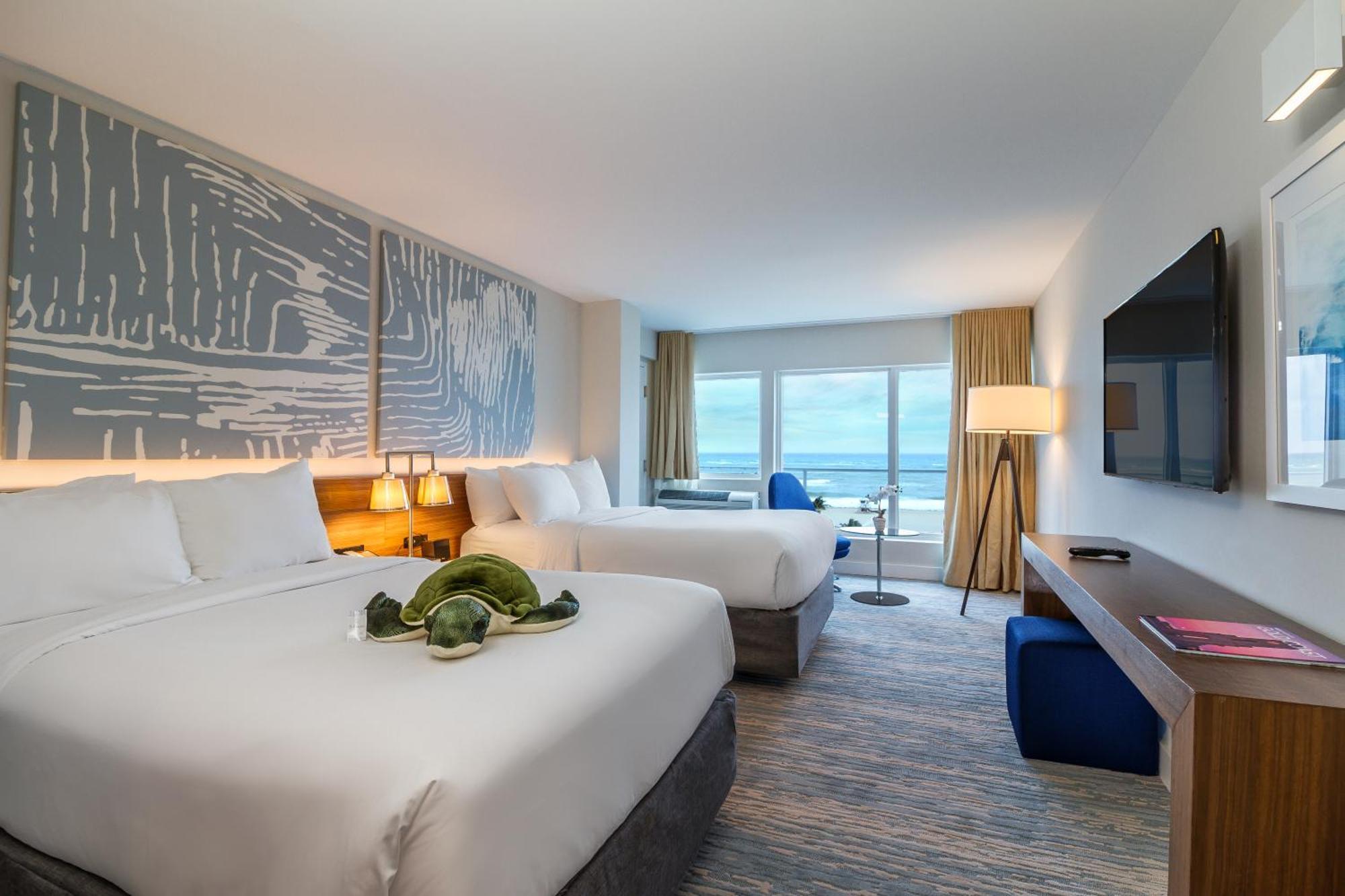 Ocean View Two Double Beds Room