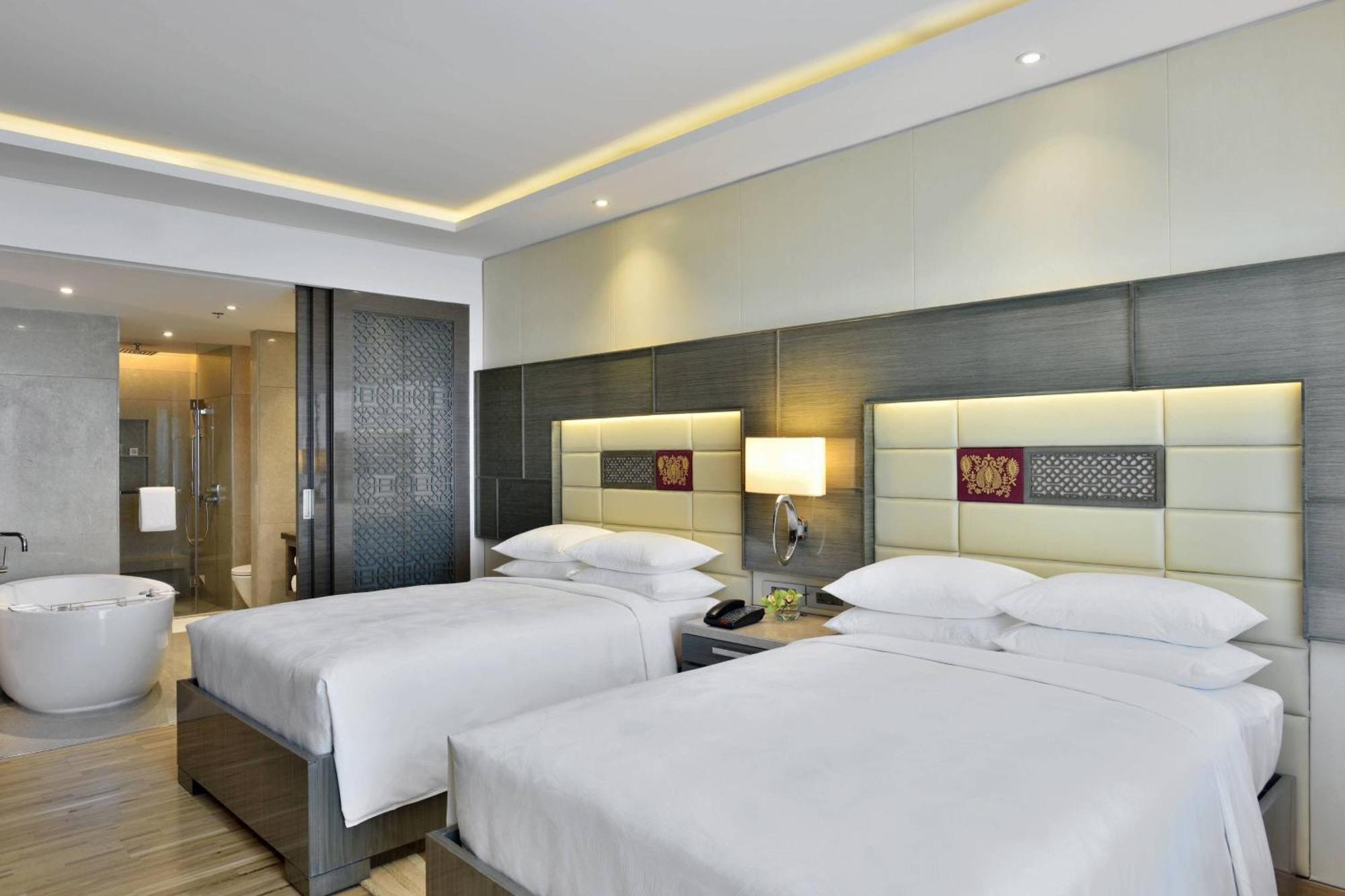 Guest Room, 2 Double. Pool View