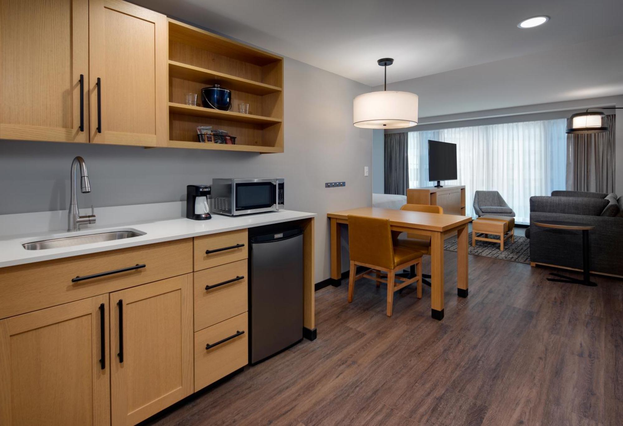 Specialty King Room Sofa Bed Kitchenette