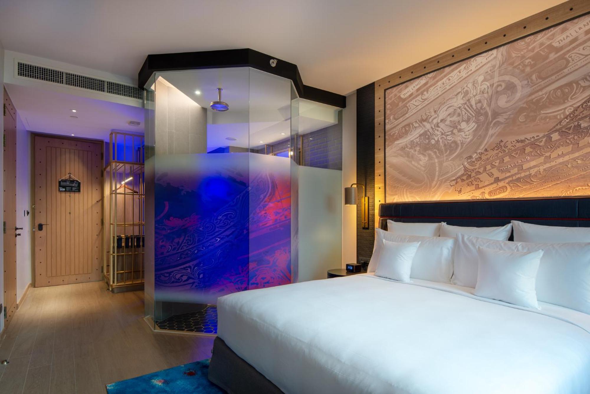 Habitación Doble con cama grande con vistas a la ciudad