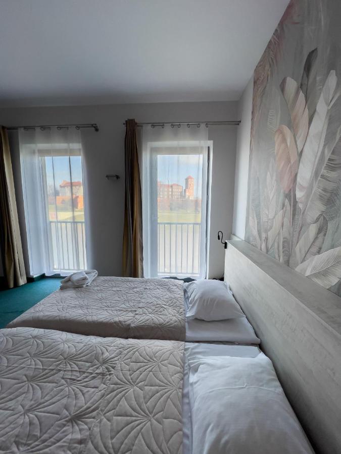 Zweibett- oder Doppelzimmer mit Blick auf den Wawel