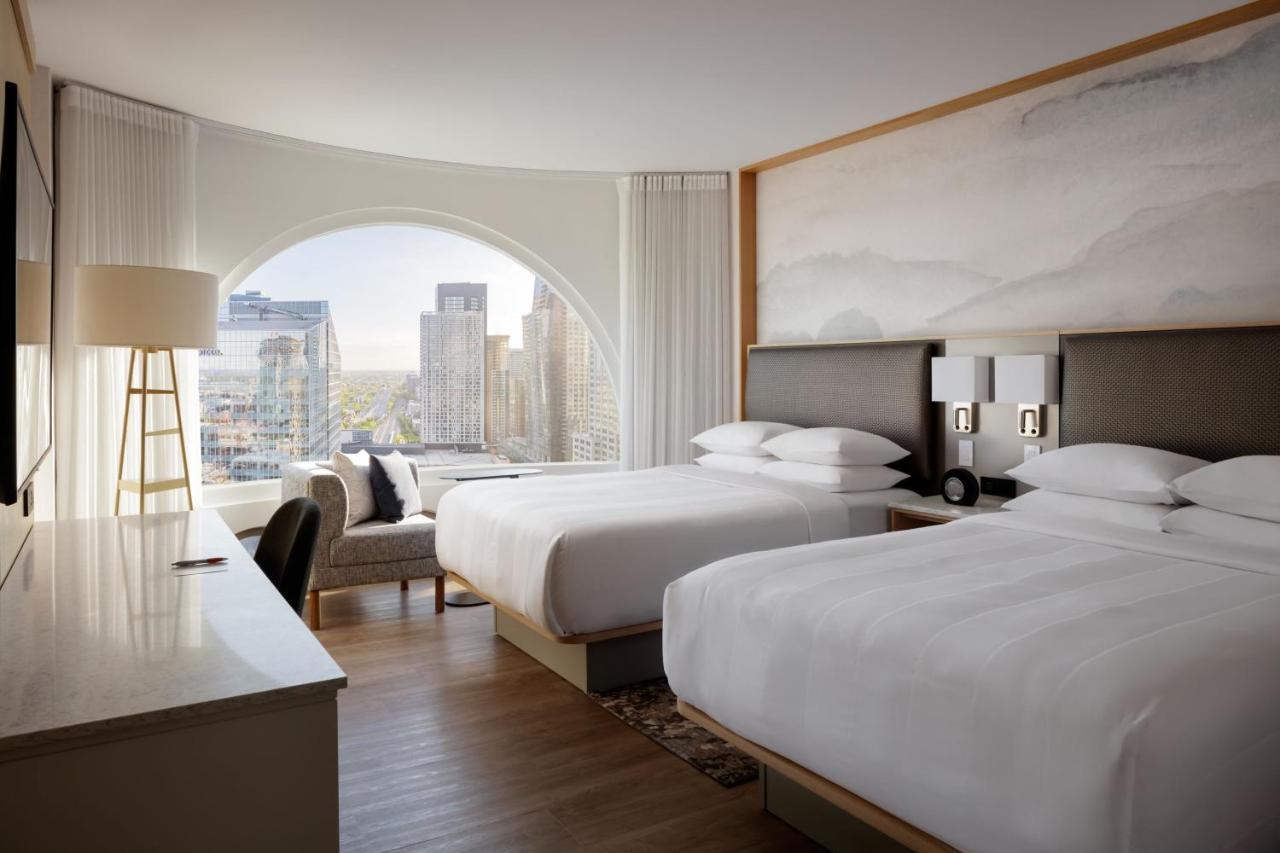 Guest Room Two Double Beds City View