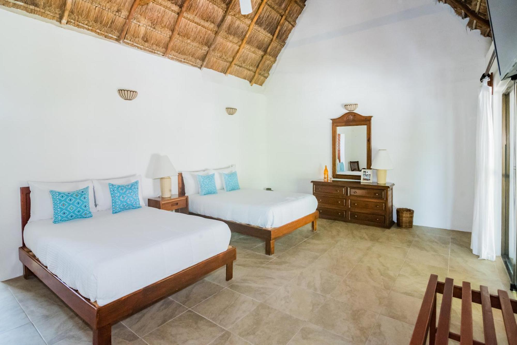 Standard Poolside Two Double Beds