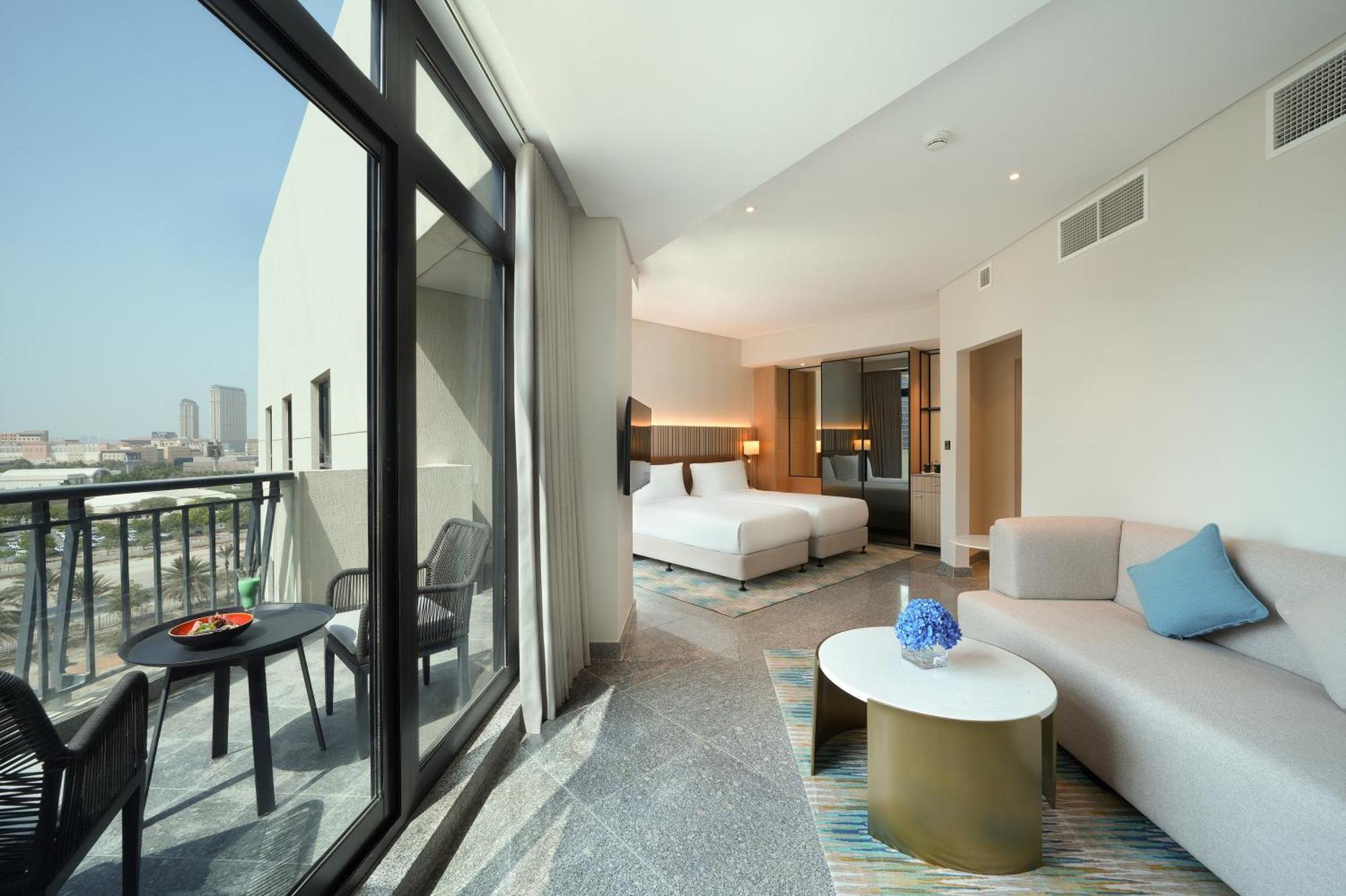 Spacious Room Balcony Twin Beds