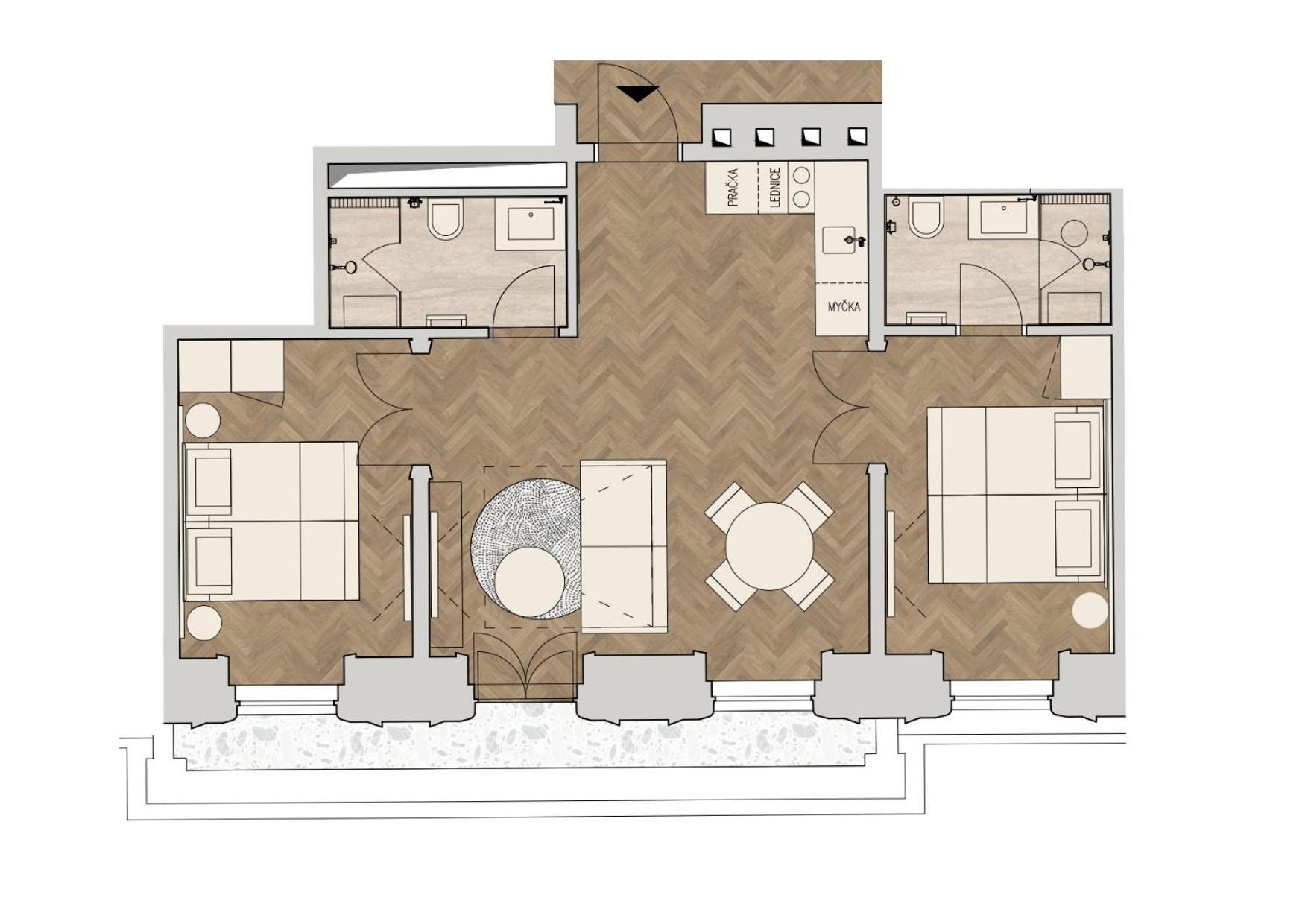 Executive Two-Bedroom Apartment
