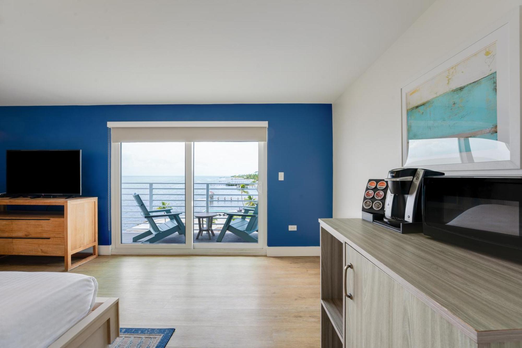 Room Two Double Beds Ocean View