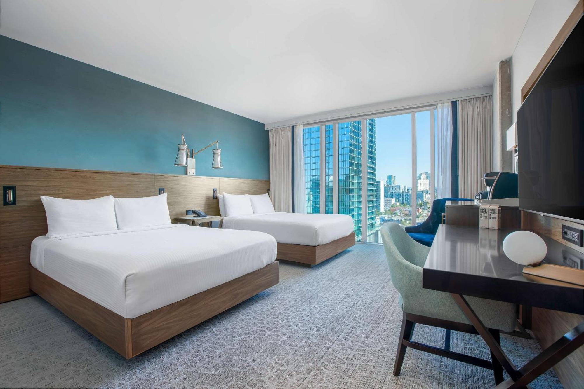 Chambre avec 2 Lits Queen-Size - Vue sur Ville