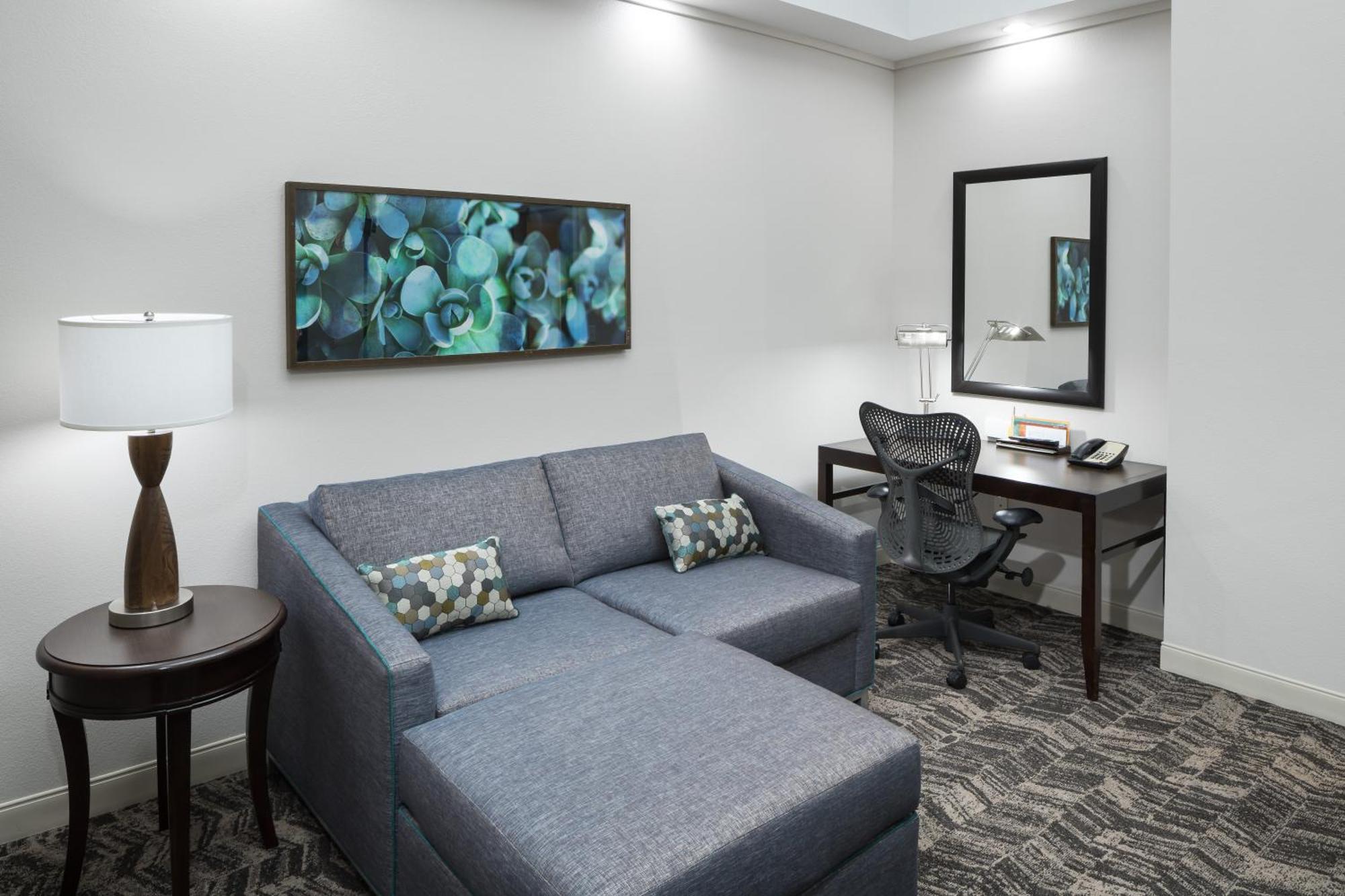 Suite Junior con cama extragrande y zona de estar