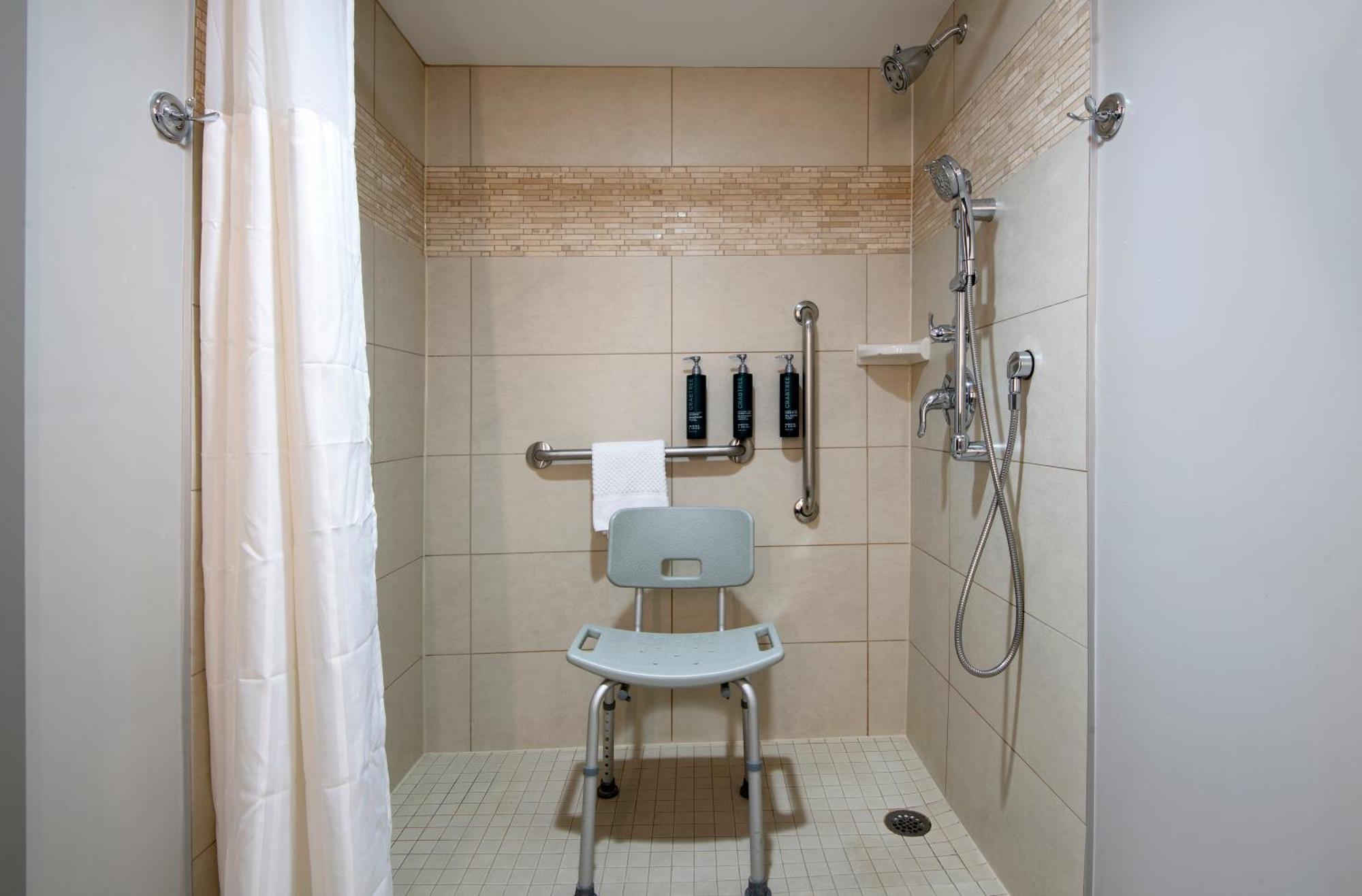 King Room Roll Shower Mobility Hearing Accessible or Non-Smoking