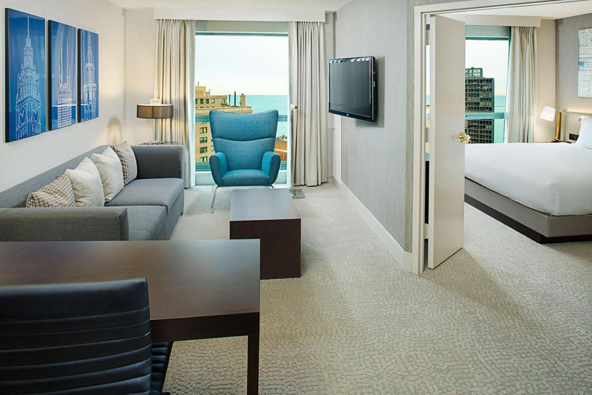 Suite King con 1 Camera da Letto e Vista Lago