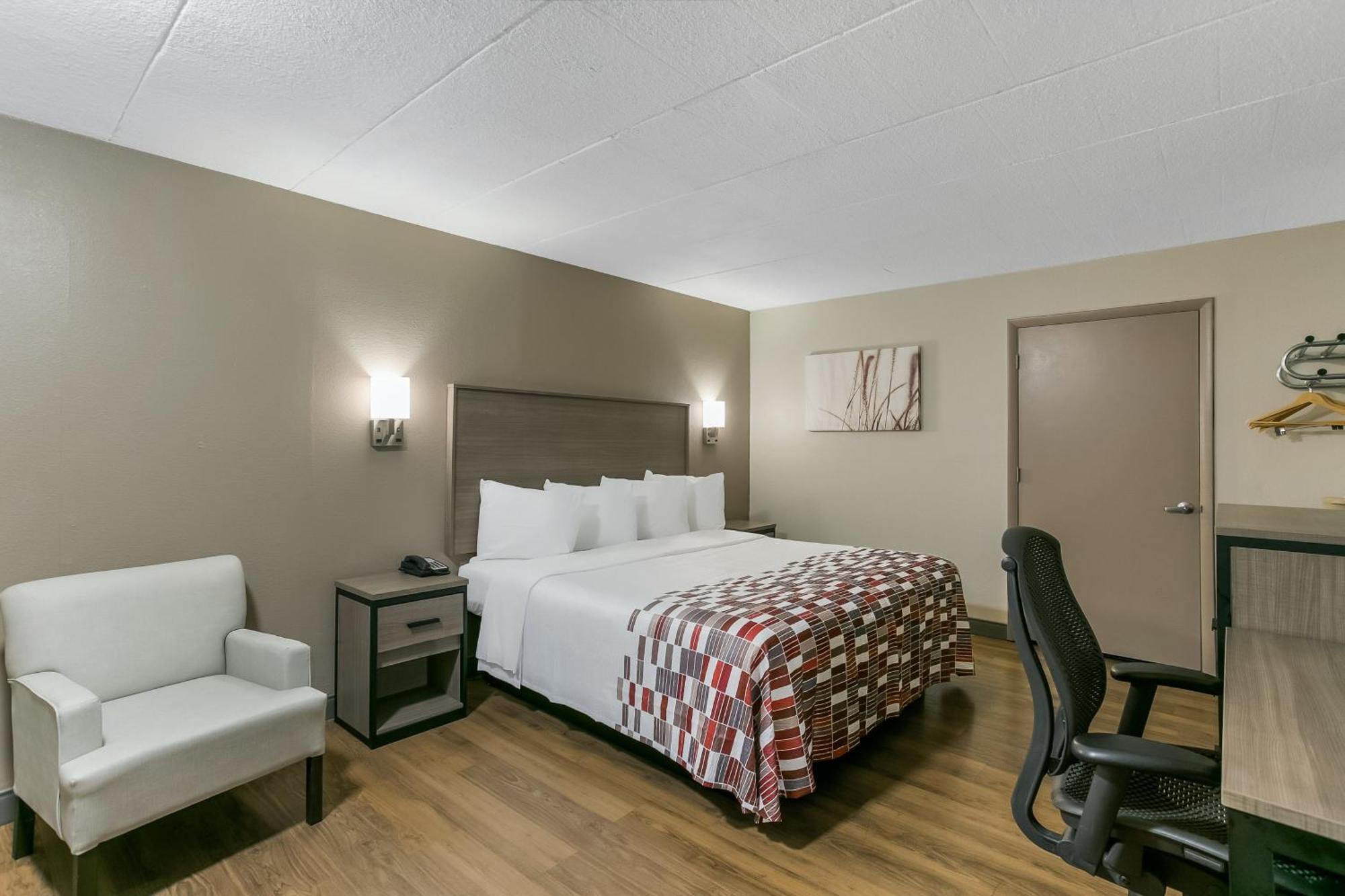 Chambre Lit King-Size supérieure avec douche accessible en fauteuil roulant - Adaptée aux personnes à mobilité réduite - Non-fumeur