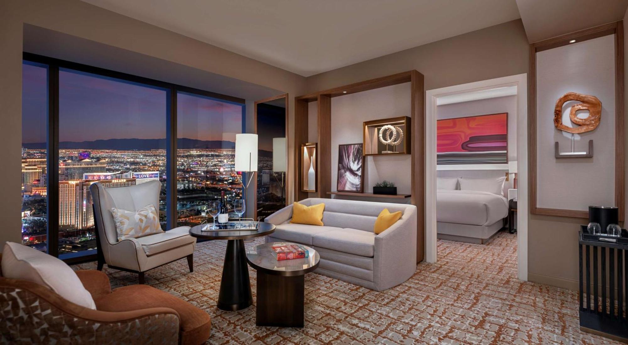 Crockfords West One-Bedroom King Suite Strip View