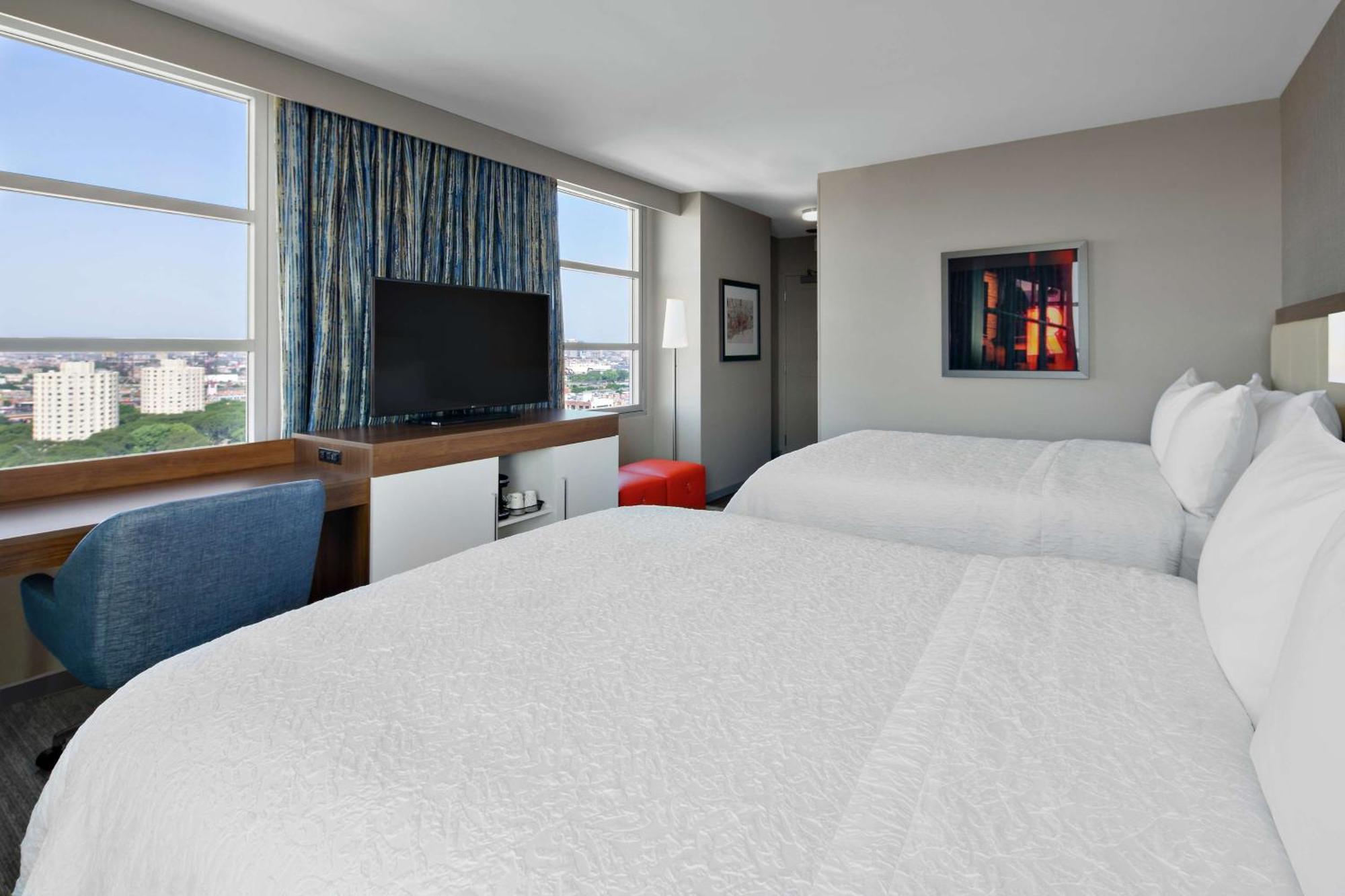 Queen Room Two Queen Beds Roll Shower Mobility Accessible or Non-Smoking