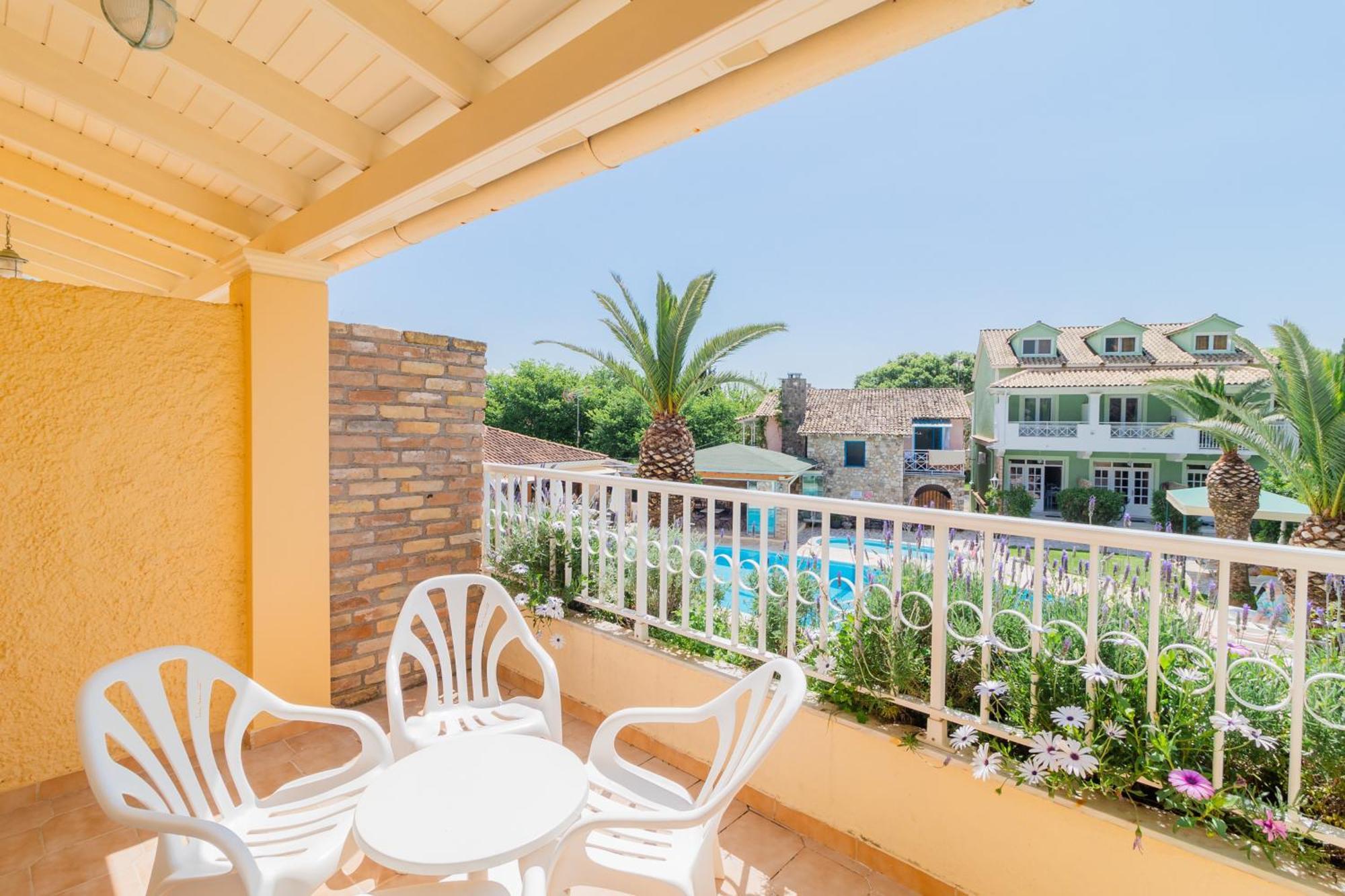 Standard Two-Bedroom Apartment Split Level Pool View