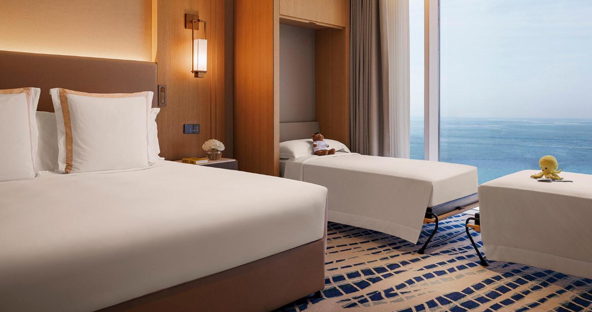 Ocean View Family Deluxe Room Murphy Wall Beds includes kids club access