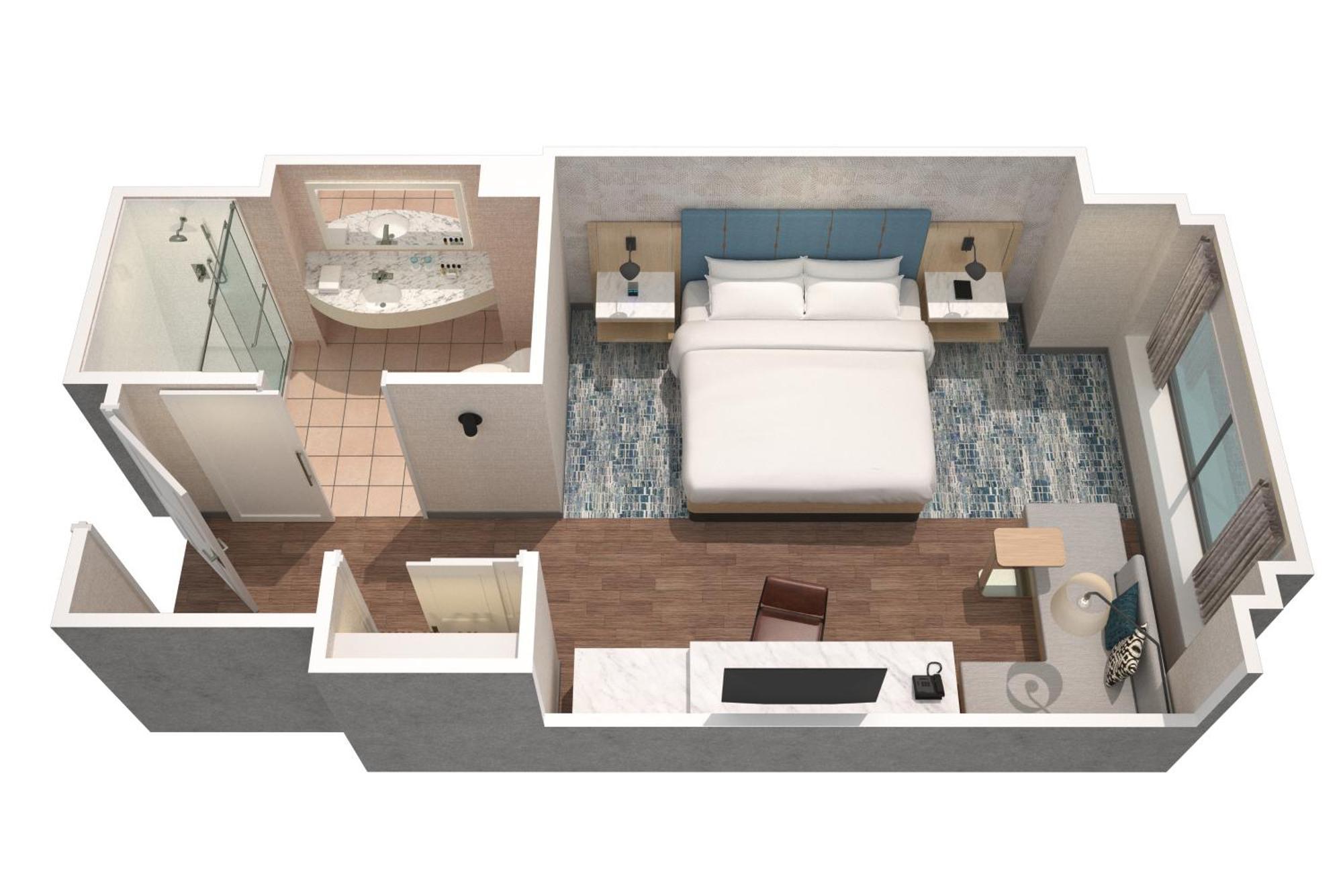 Guest room 1 King Bed