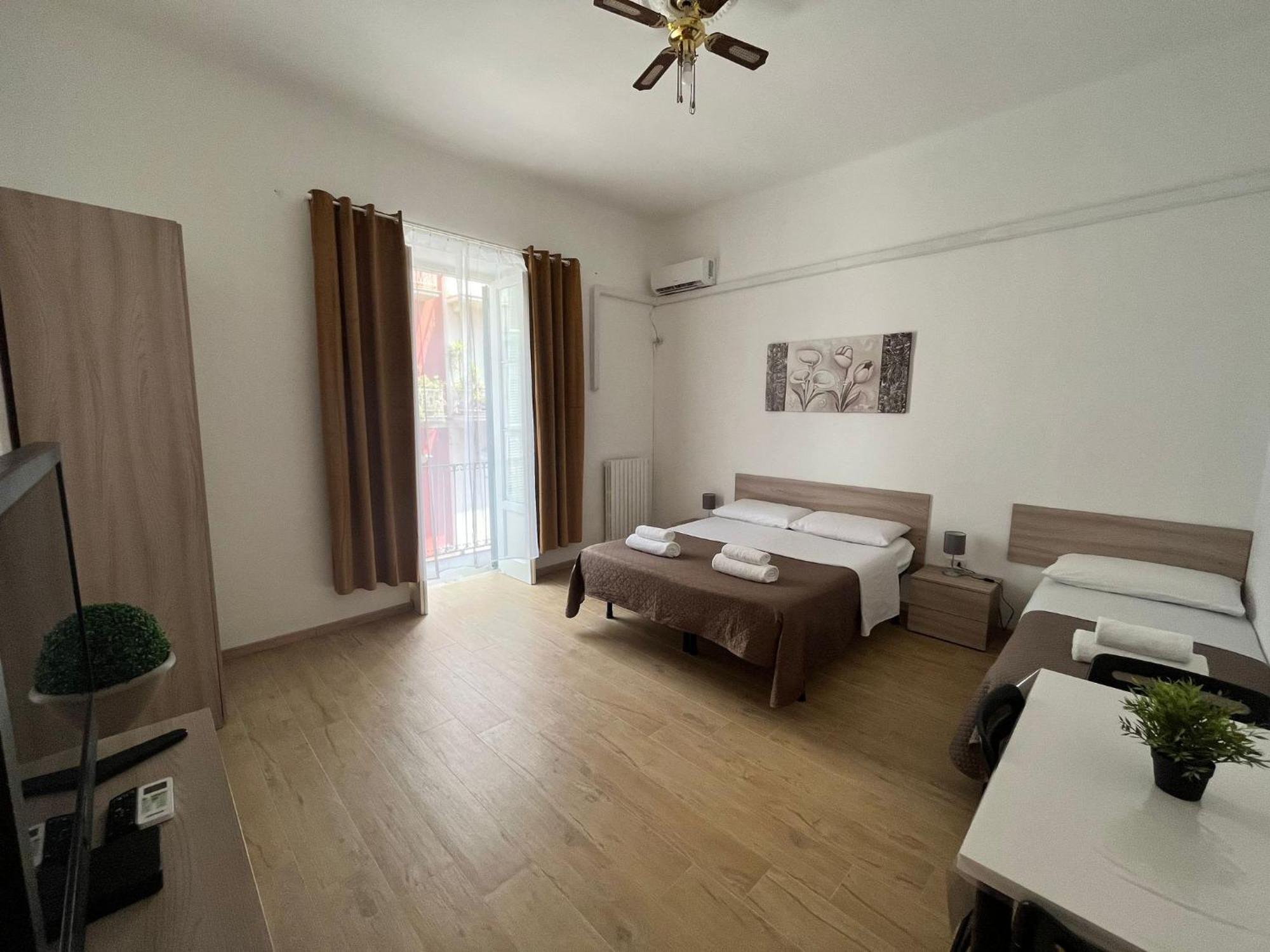 Two bedrooms balcony