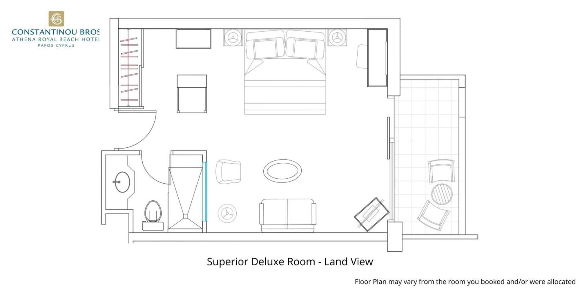 Superior Deluxe Double Room Land View