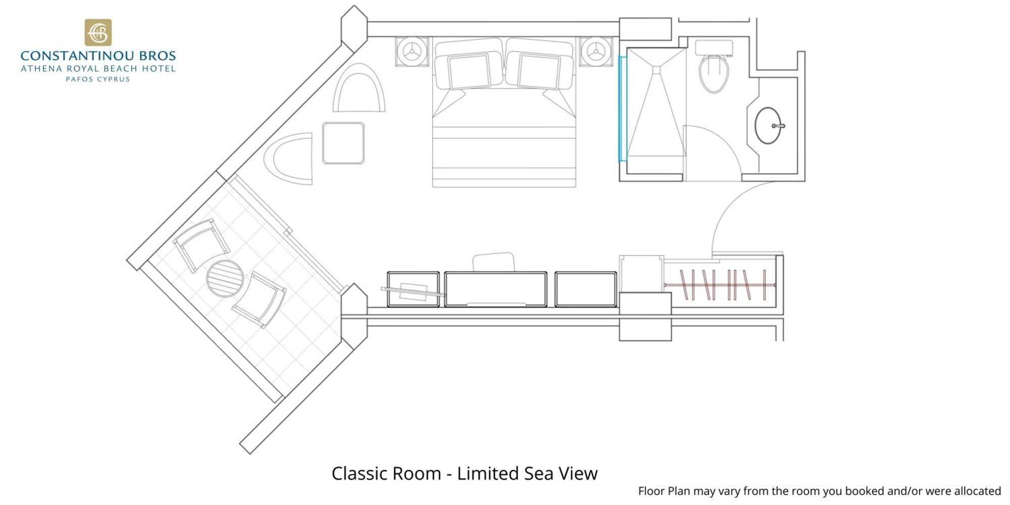 Classic Double Room Side Sea View