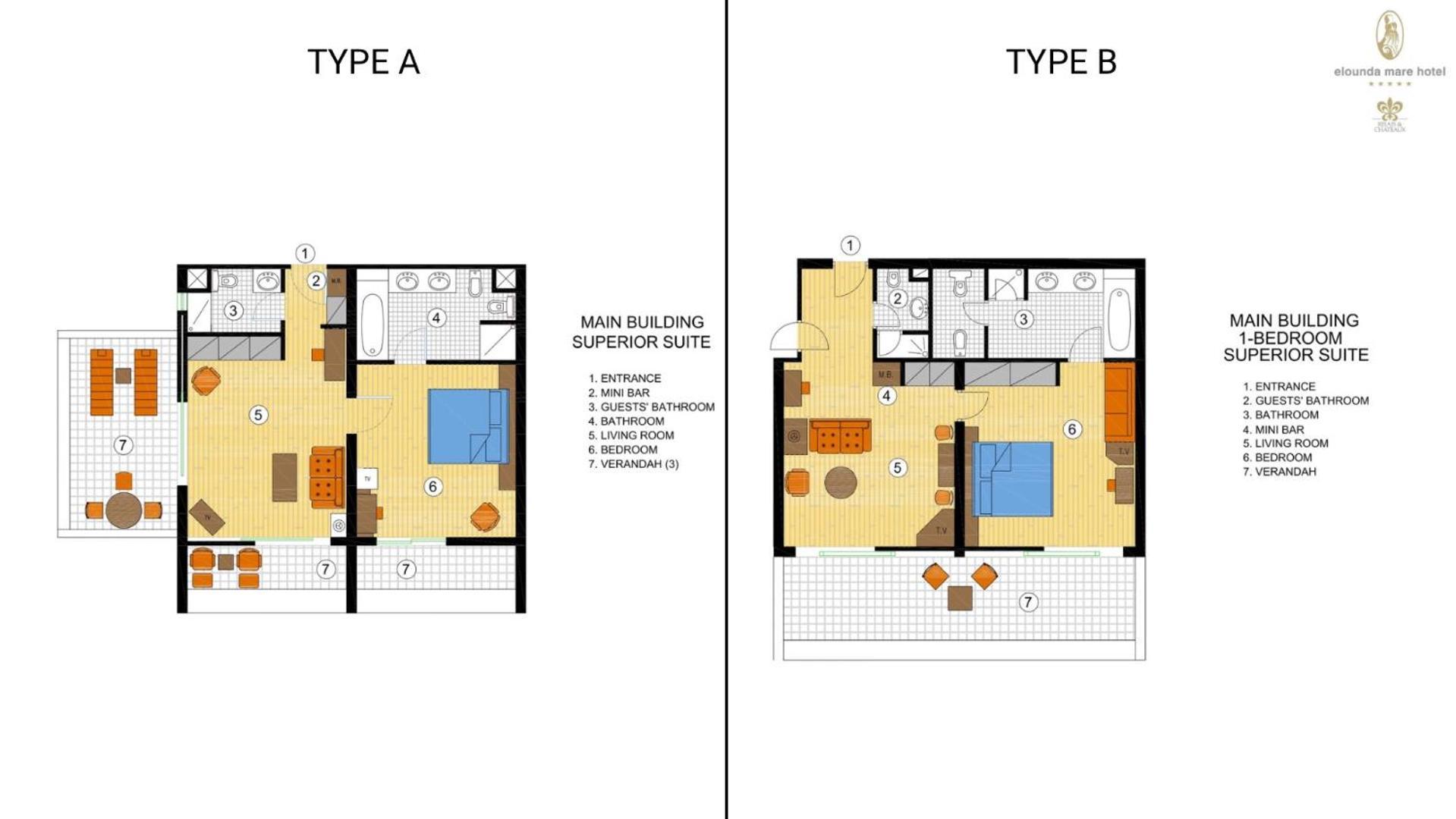 Suite Superior con 1 Camera da Letto