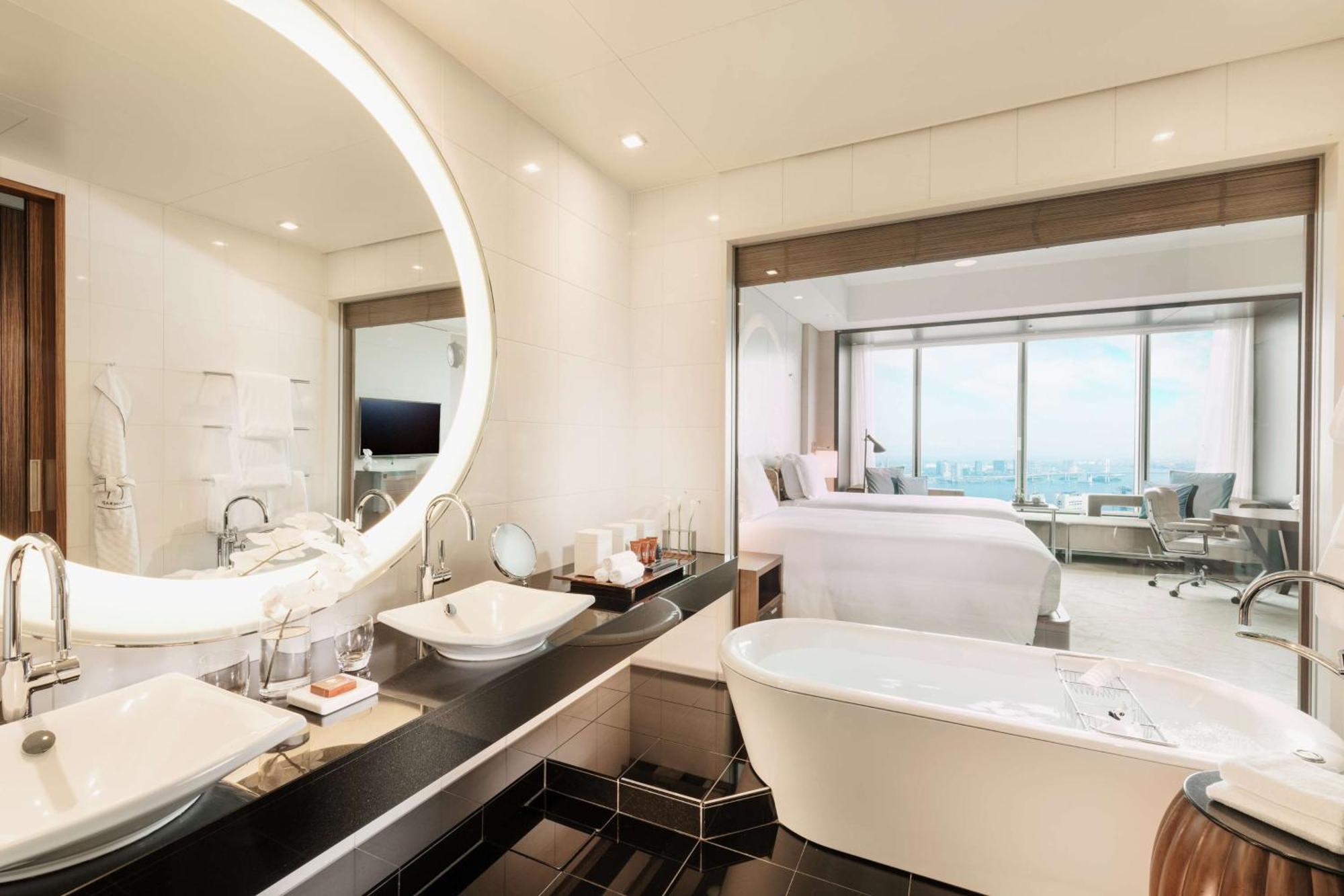 Quarto Twin com Vista da Baía