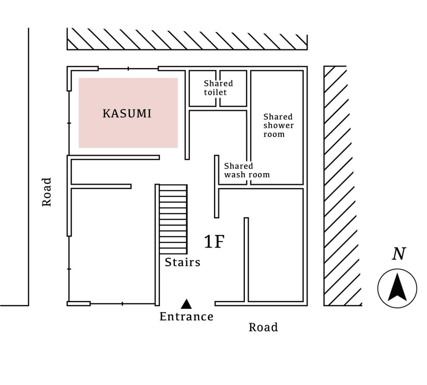 KASUMI - Japanese-Style Room with Shared Bathroom - Ground Floor