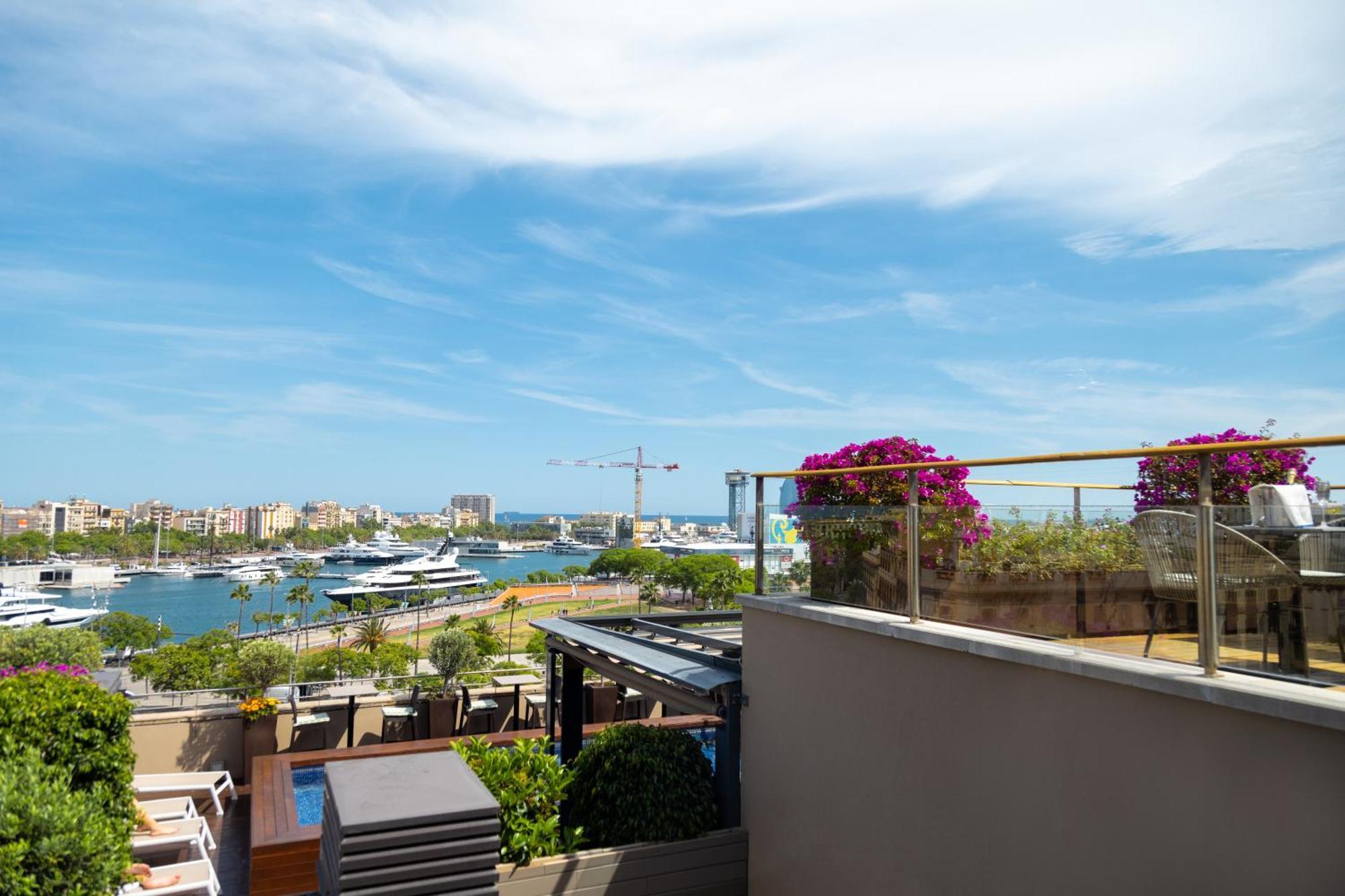 Penthouse terrace sea views duplex stairs