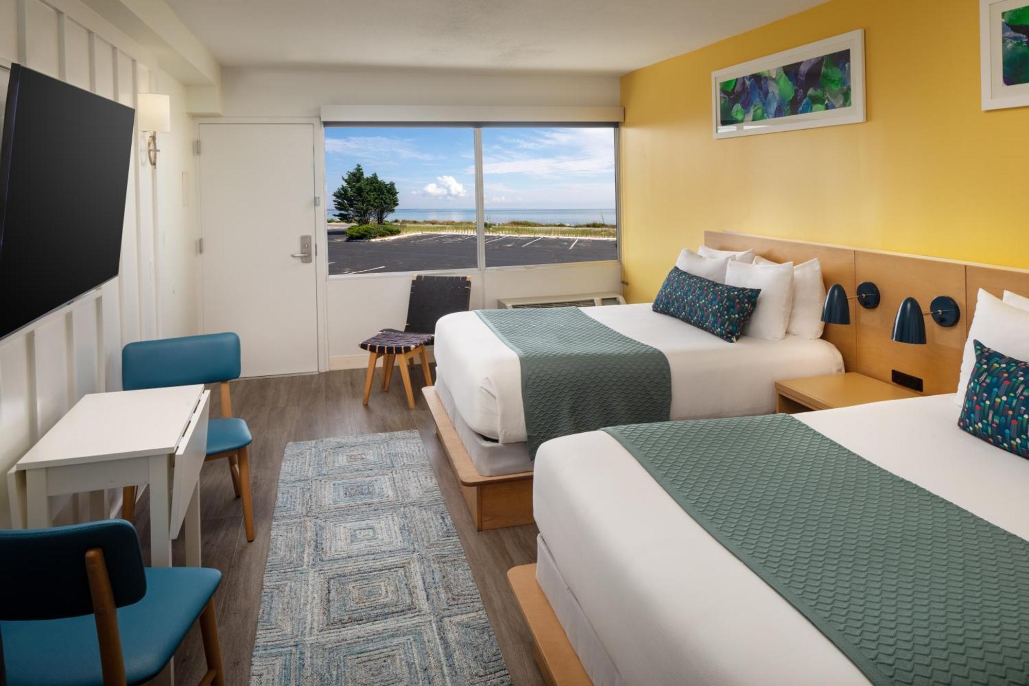 Bay View Room Two Double Beds
