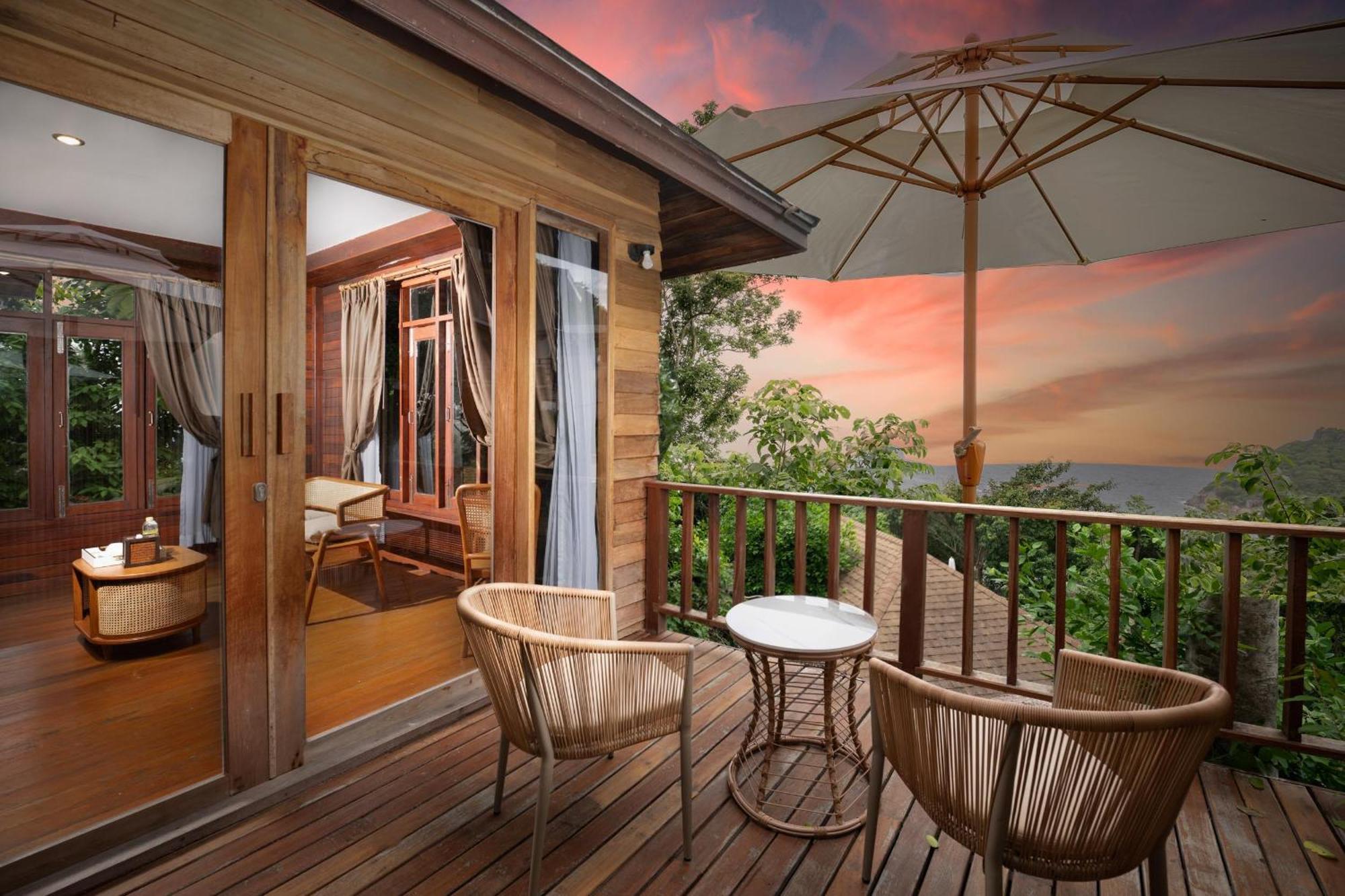 Wooden Chalet Triple