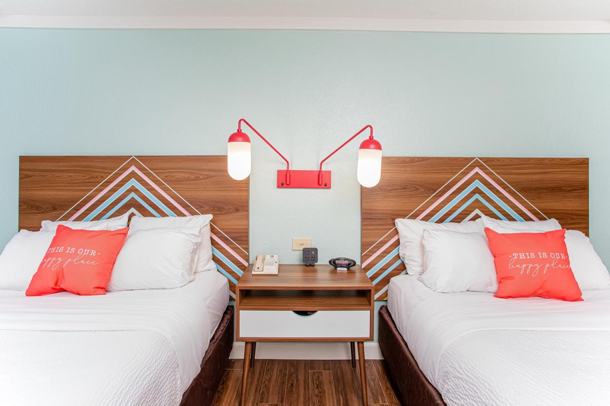 Deluxe Queen Room Two Queen Beds Street View