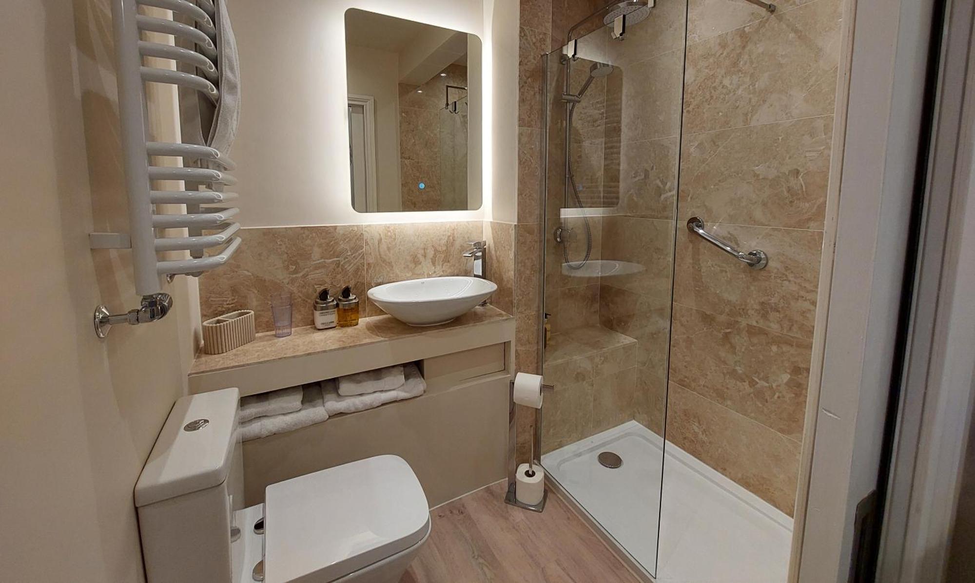 Deluxe Double Room Shower