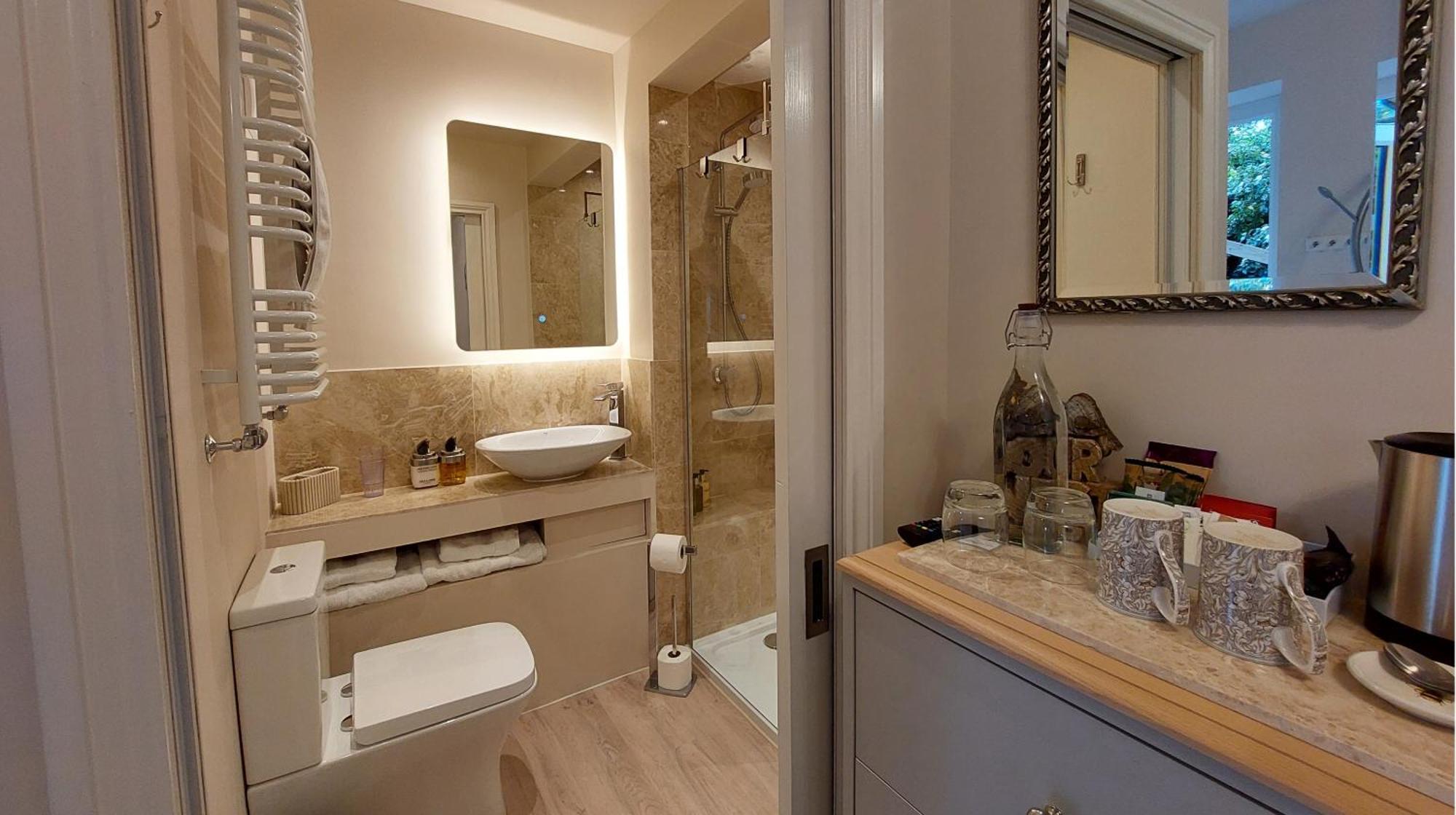 Deluxe Double Room Shower