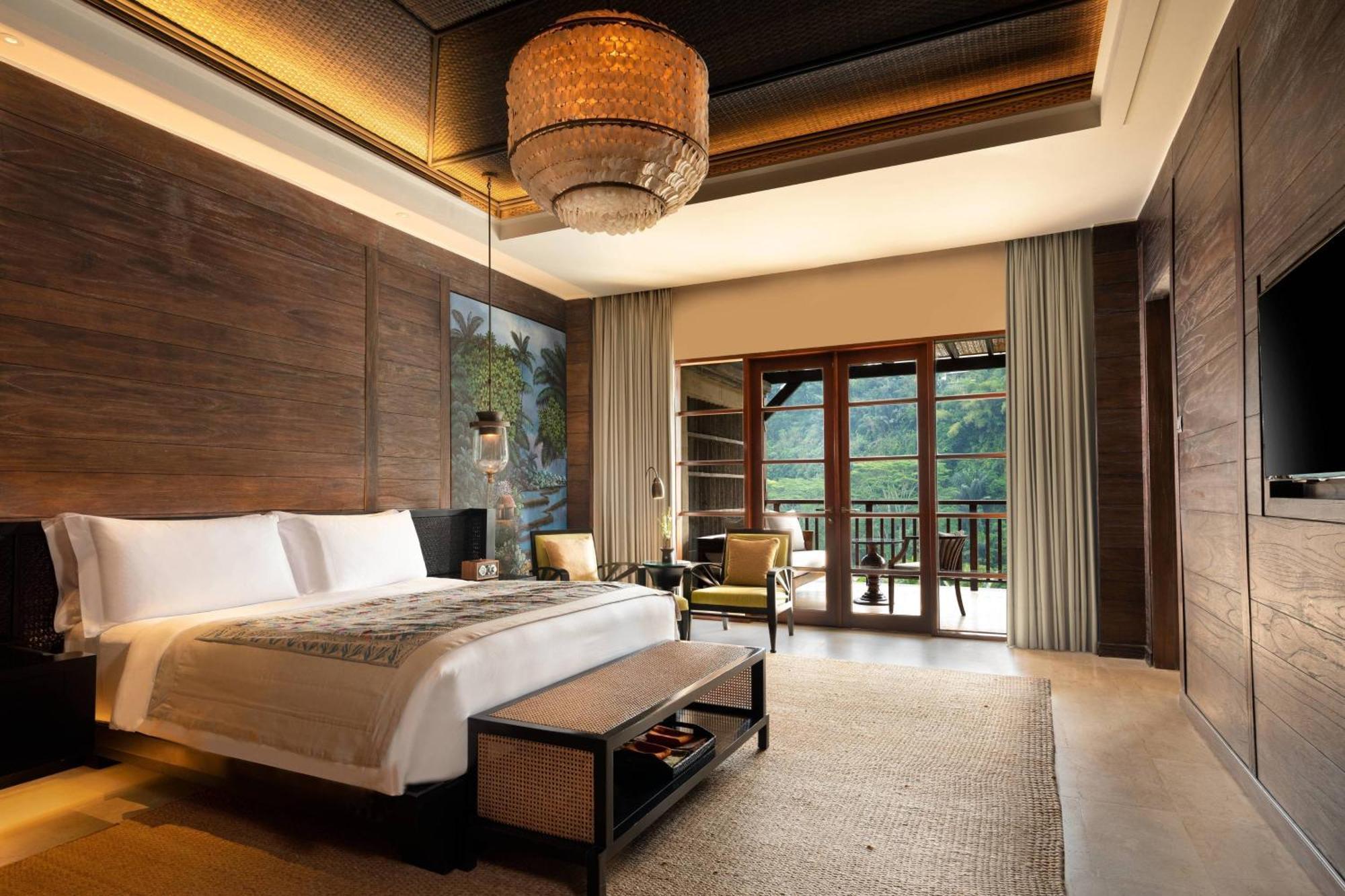 Suíte Maior de 1 Quarto Mandapa com 1 Cama King-size e Vista do Resort