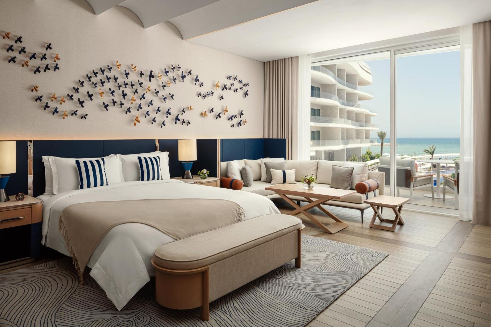 Chambre Lit King-Size de Luxe avec Balcon - Vue sur Mer