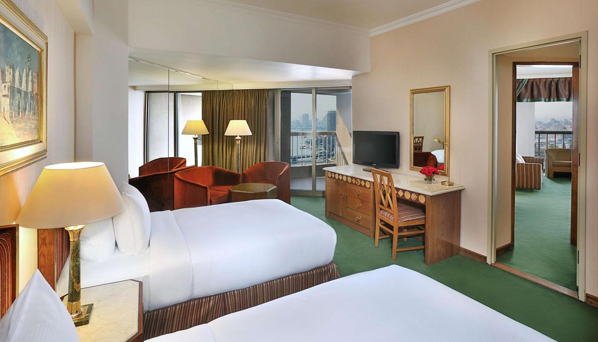 Twin Corner Room City View