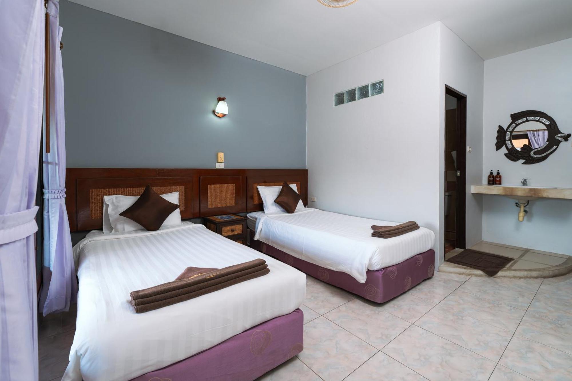Quarto Duplo ou Twin Conforto com Ventoinha