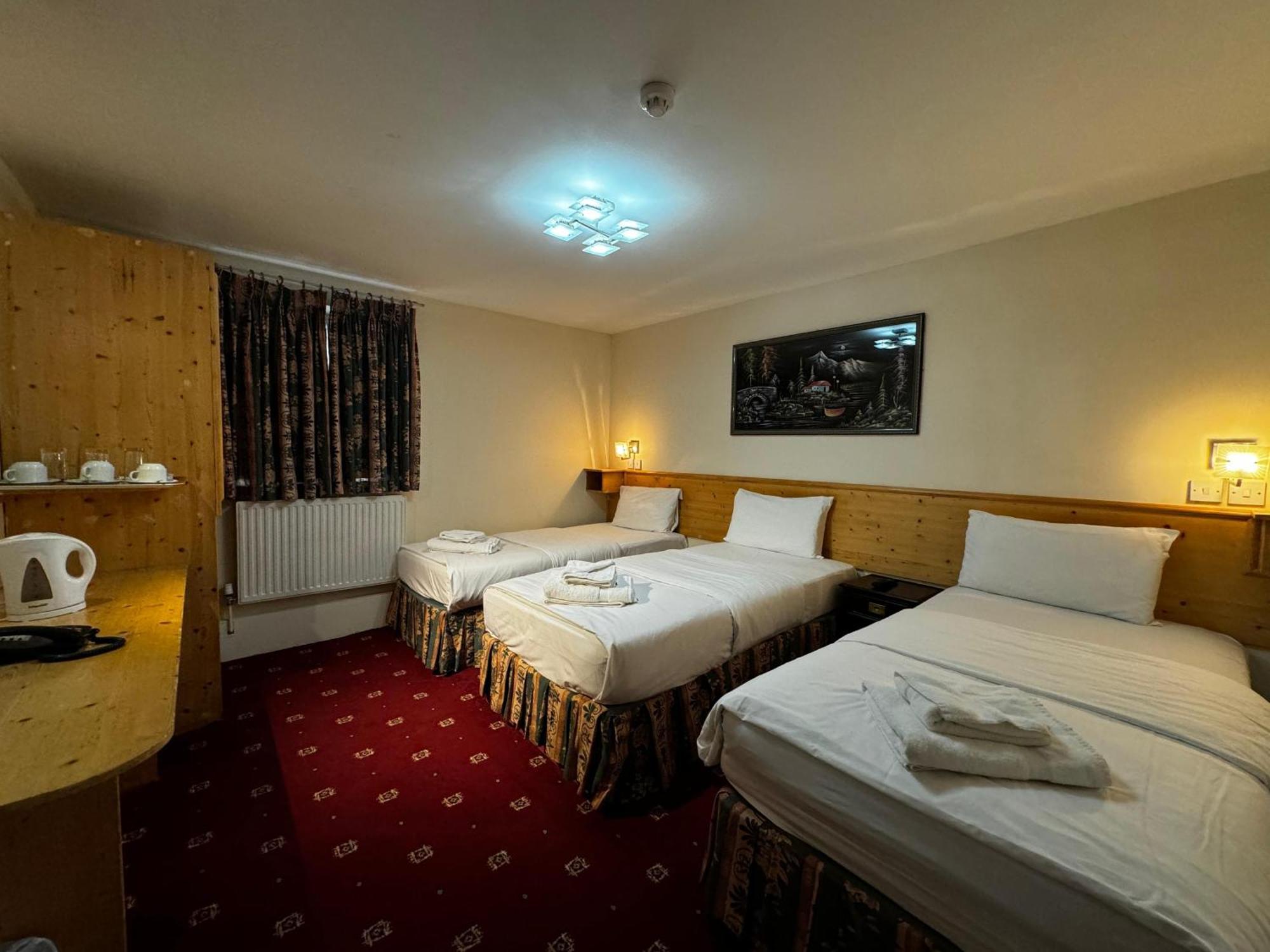 Triple Room Private Bathroom 3 Single Beds