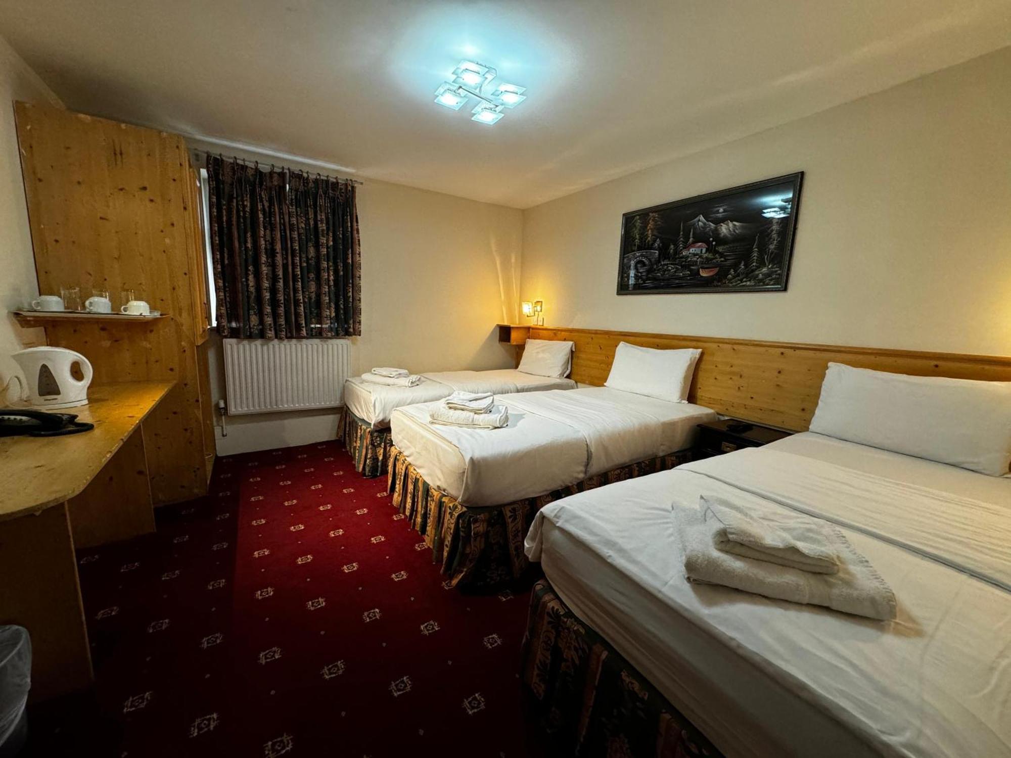 Triple Room Private Bathroom 3 Single Beds