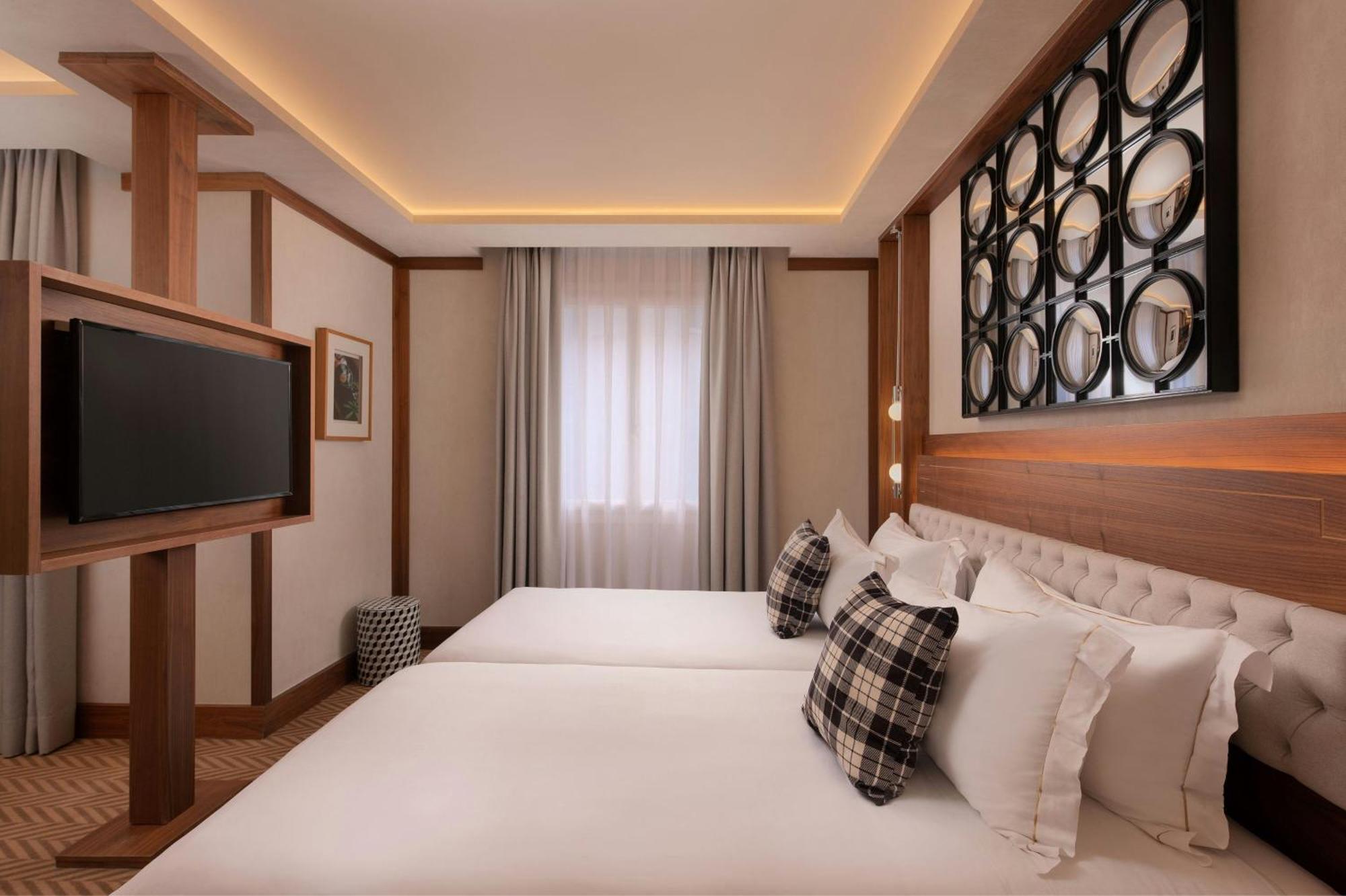 Chambre Vintage avec Lits Jumeaux