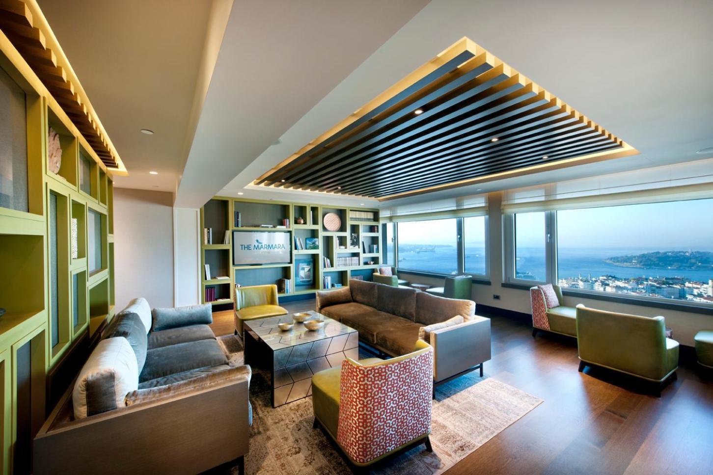 Habitación Club con vistas al Bósforo y acceso al salón