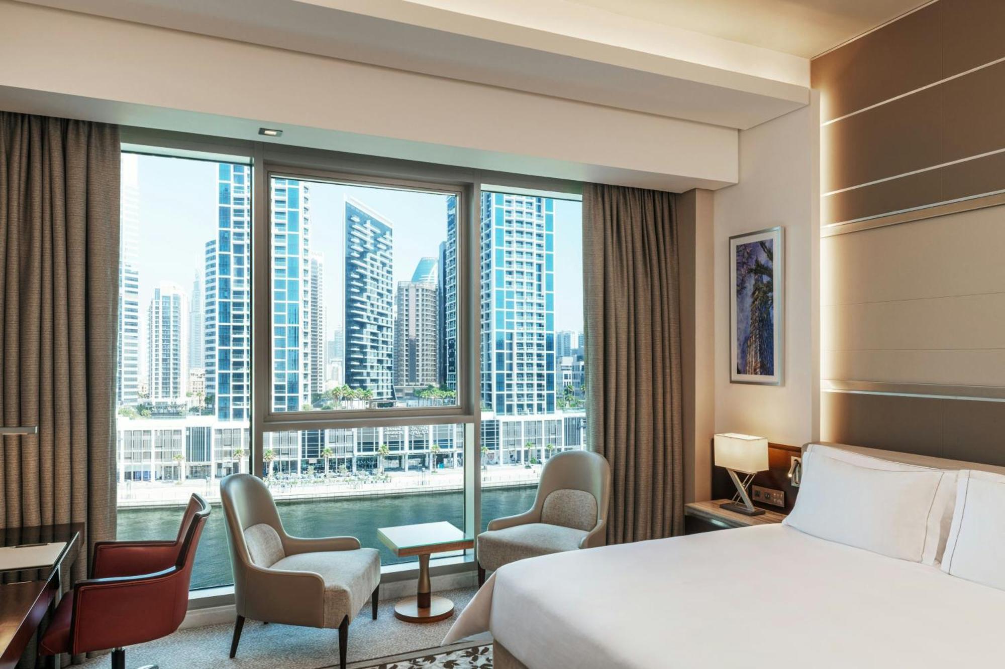 Superior King Room Canal Bay View Complimentary Shuttle to Dubai Mall Bay Metro Station & Kite Beach
